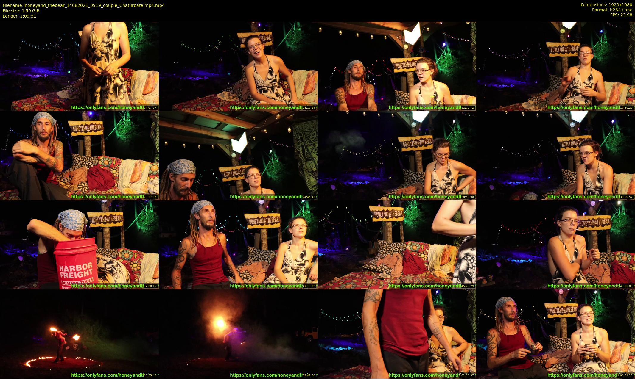 honeyand_thebear — 70 minute Chaturbate couple cam show recording, 1080p, Aug 14, 2021