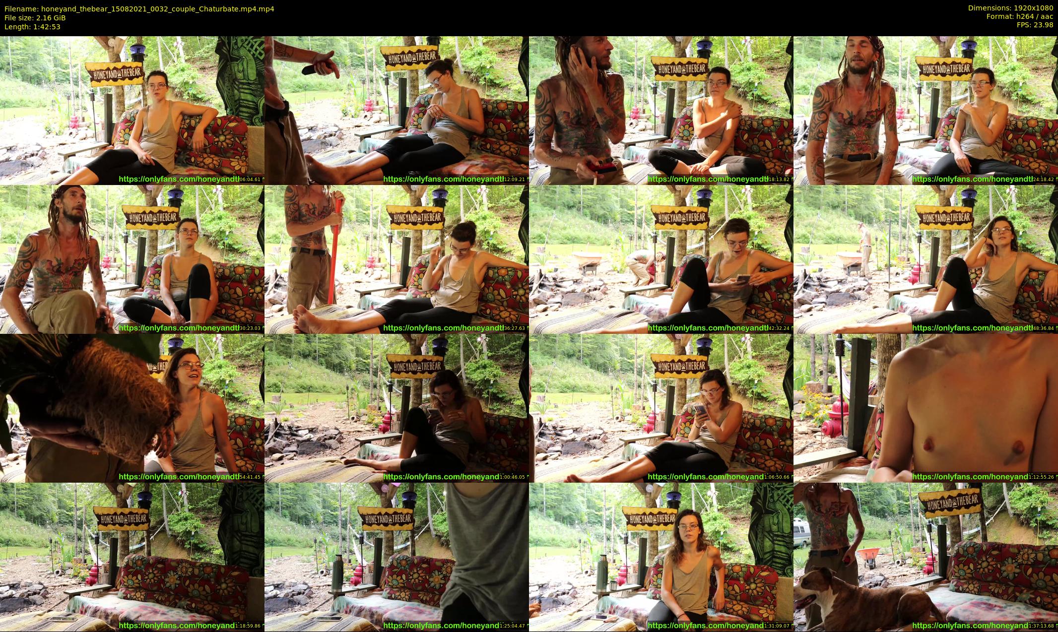 honeyand_thebear — 103 minute Chaturbate couple cam show recording, 1080p, Aug 15, 2021