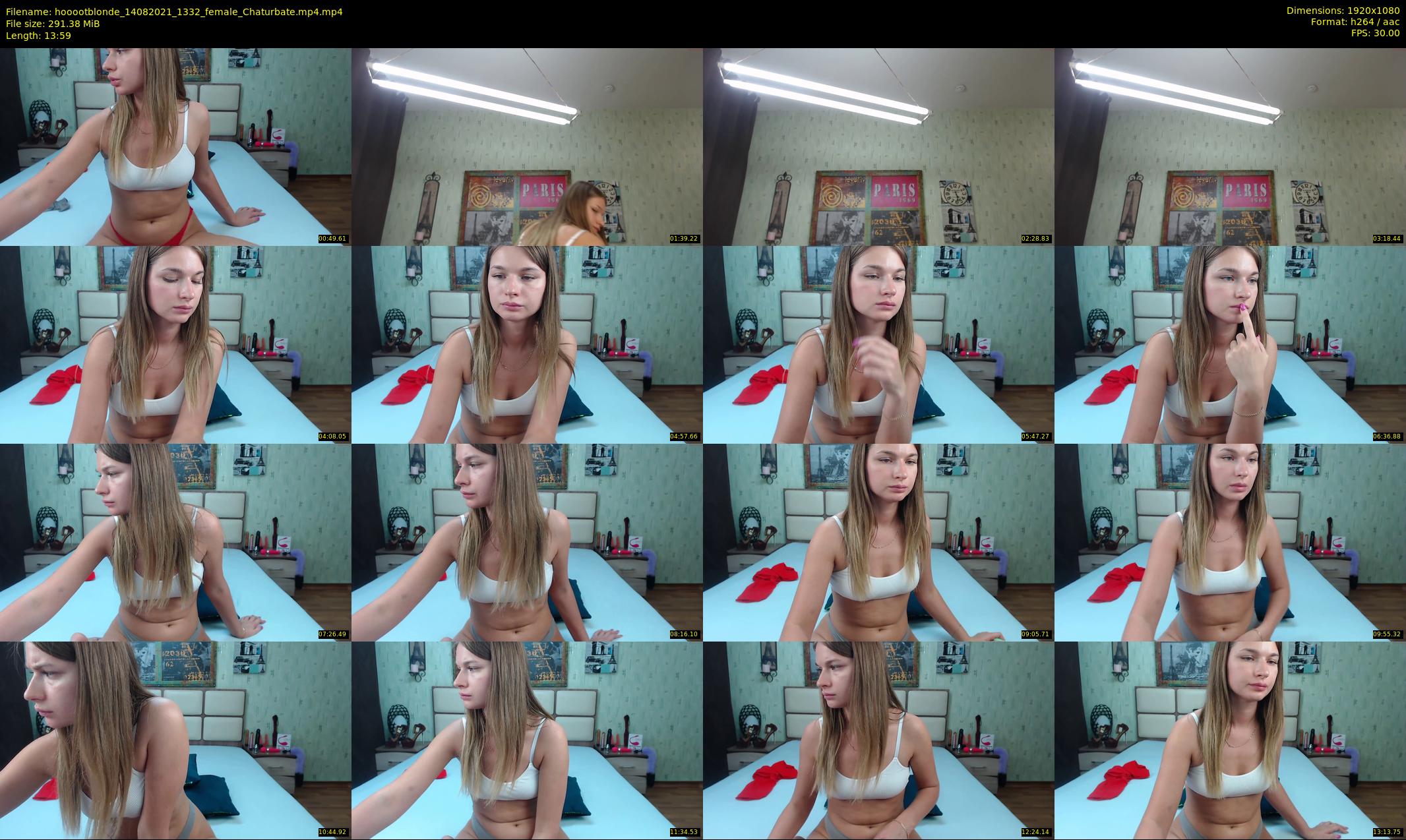 hooootblonde — 14 minute Chaturbate female cam show recording, 1080p, Aug 14, 2021
