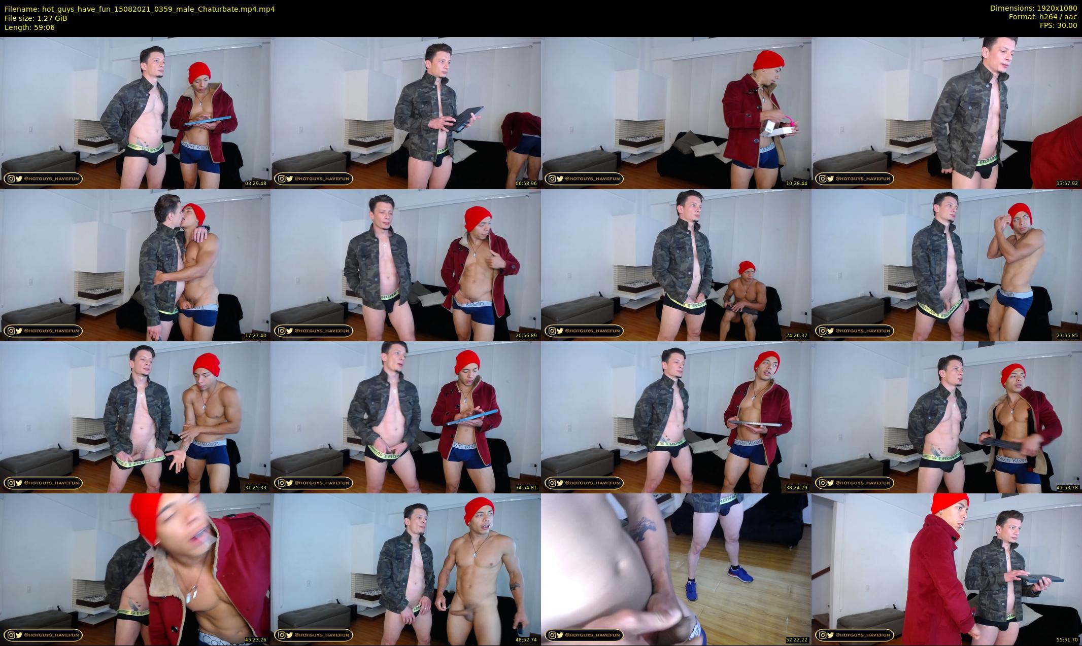 hot_guys_have_fun — 60 minute Chaturbate male cam show recording, 1080p, Aug 15, 2021