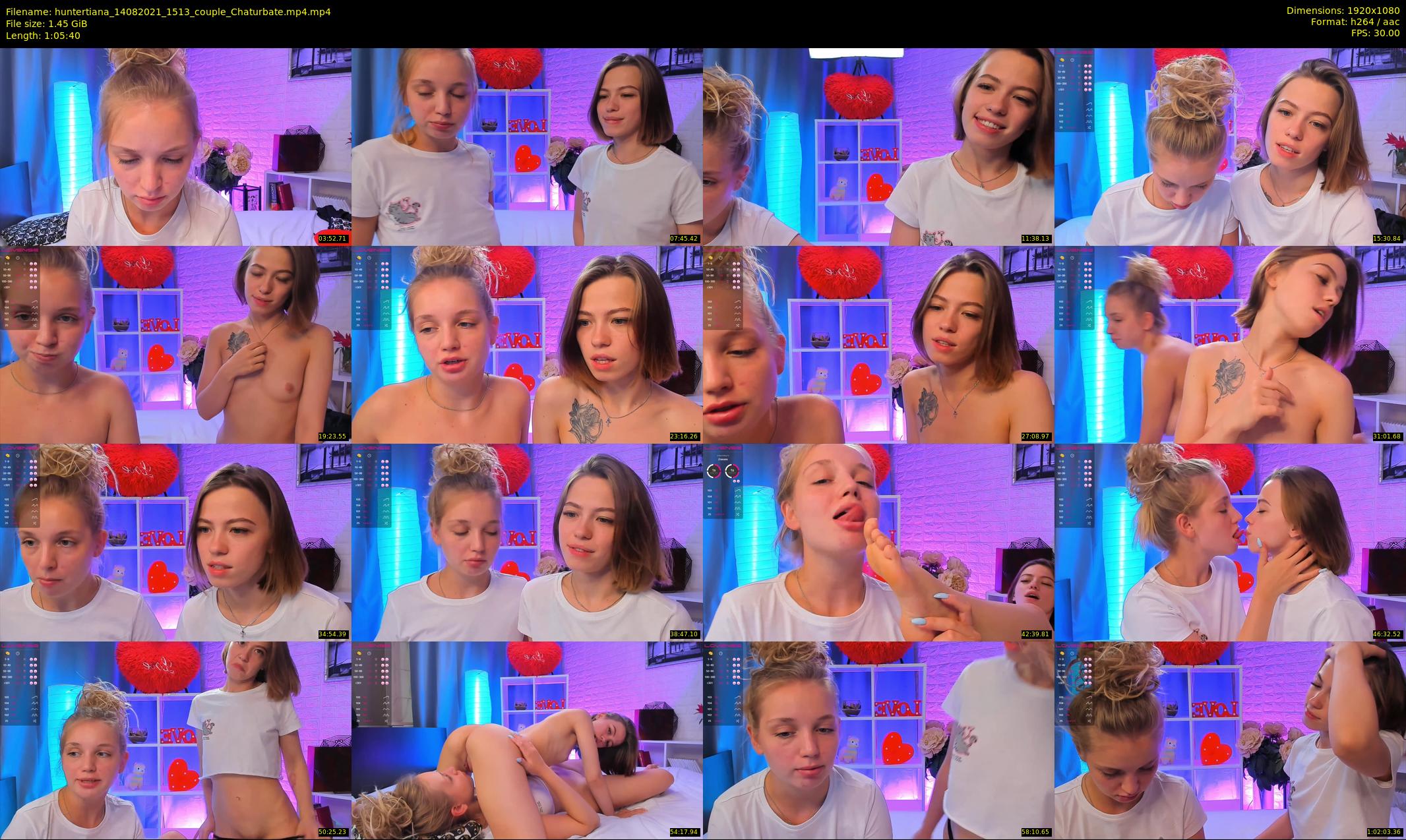 huntertiana — 66 minute Chaturbate female cam show recording, 1080p, Aug 14, 2021