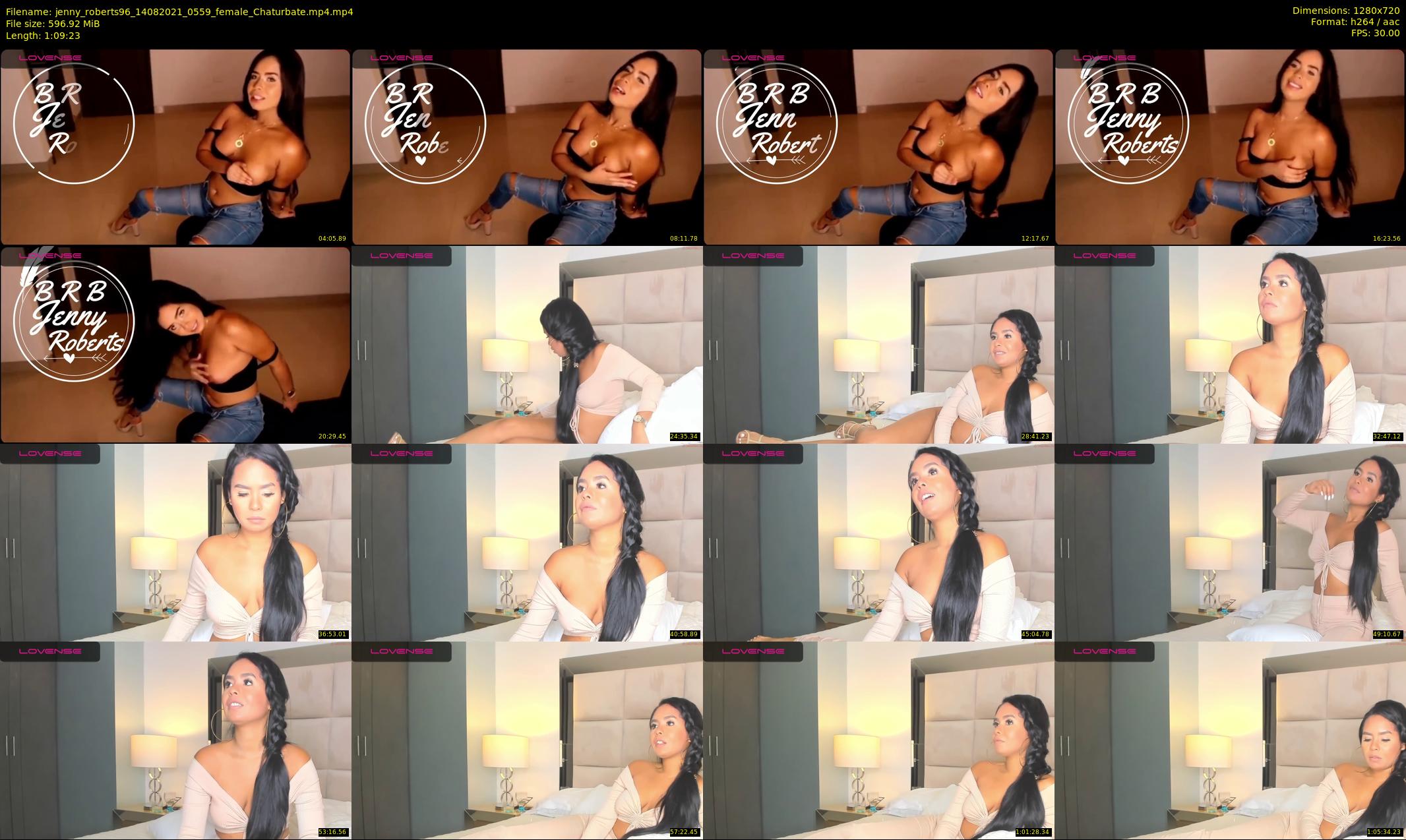 jenny_roberts96 — 70 minute Chaturbate female cam show recording, 720p, Aug 14, 2021