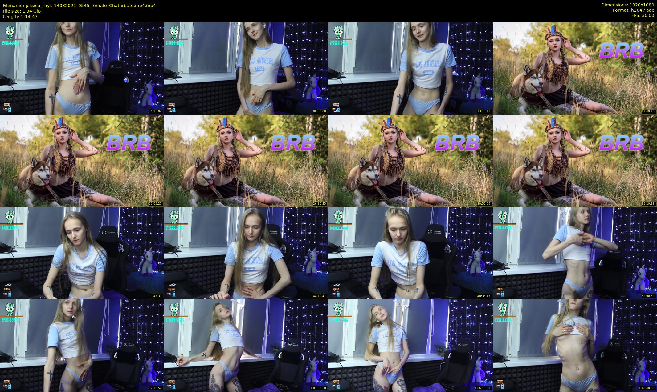 jessica_rays — 75 minute Chaturbate couple cam show recording, 1080p, Aug 14, 2021