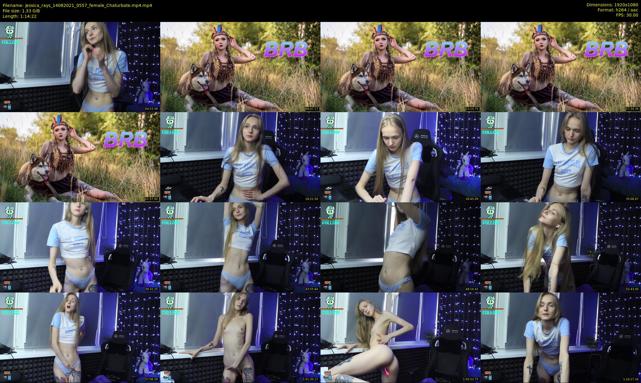 jessica_rays — 75 minute Chaturbate couple cam show recording, 1080p, Aug 14, 2021