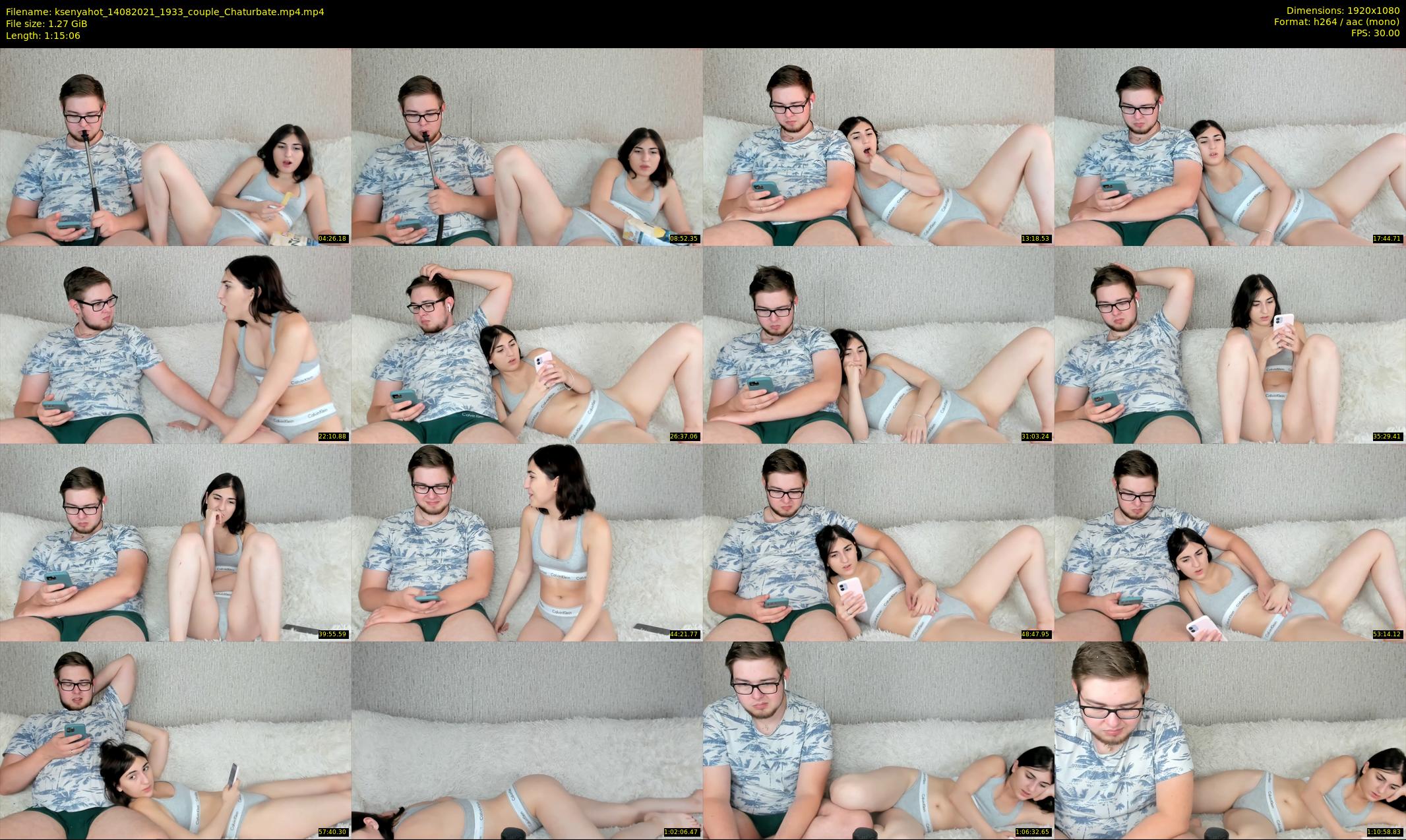 ksenyahot — 76 minute Chaturbate couple cam show recording, 1080p, Aug 14, 2021