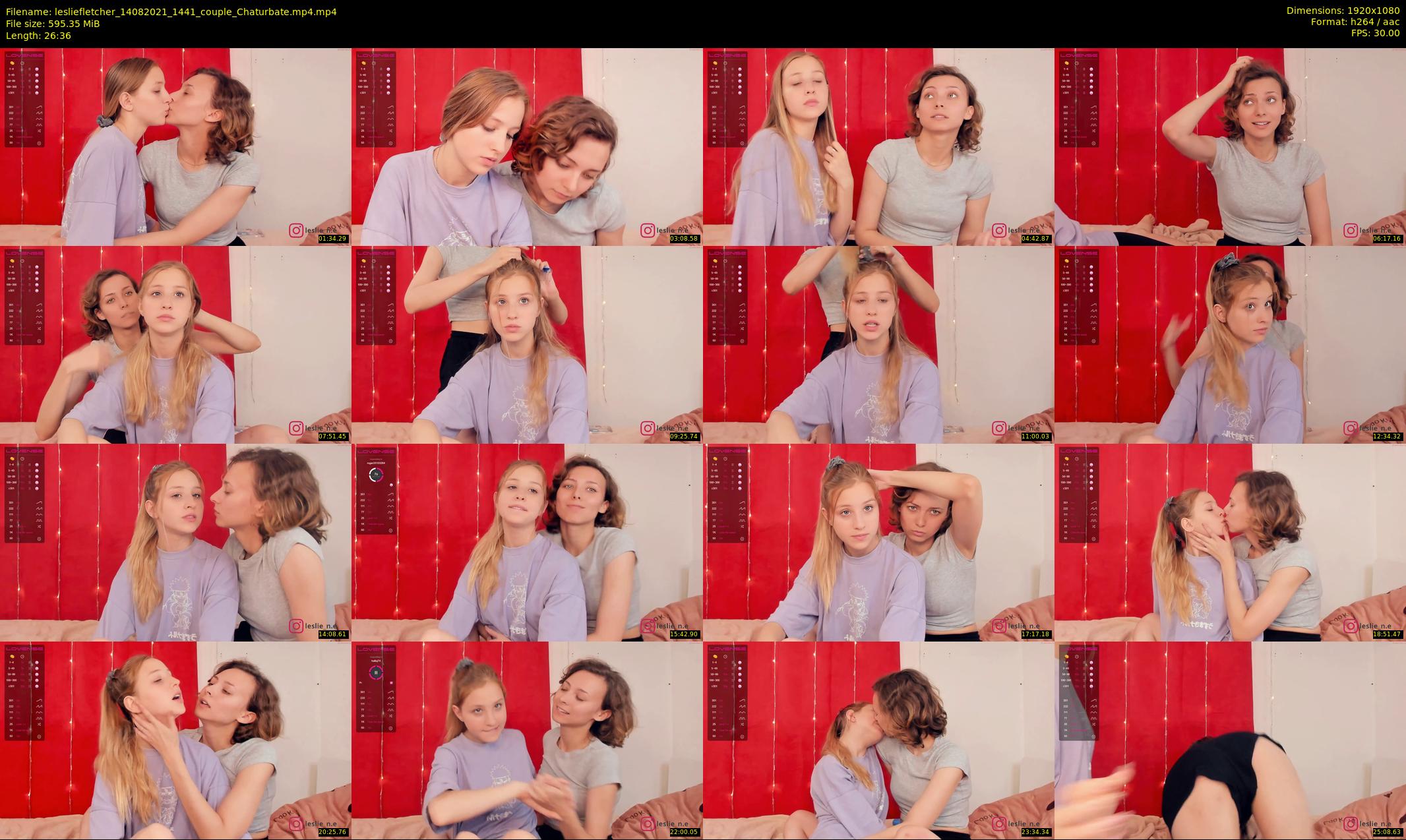 lesliefletcher — 27 minute Chaturbate couple cam show recording, 1080p, Aug 14, 2021