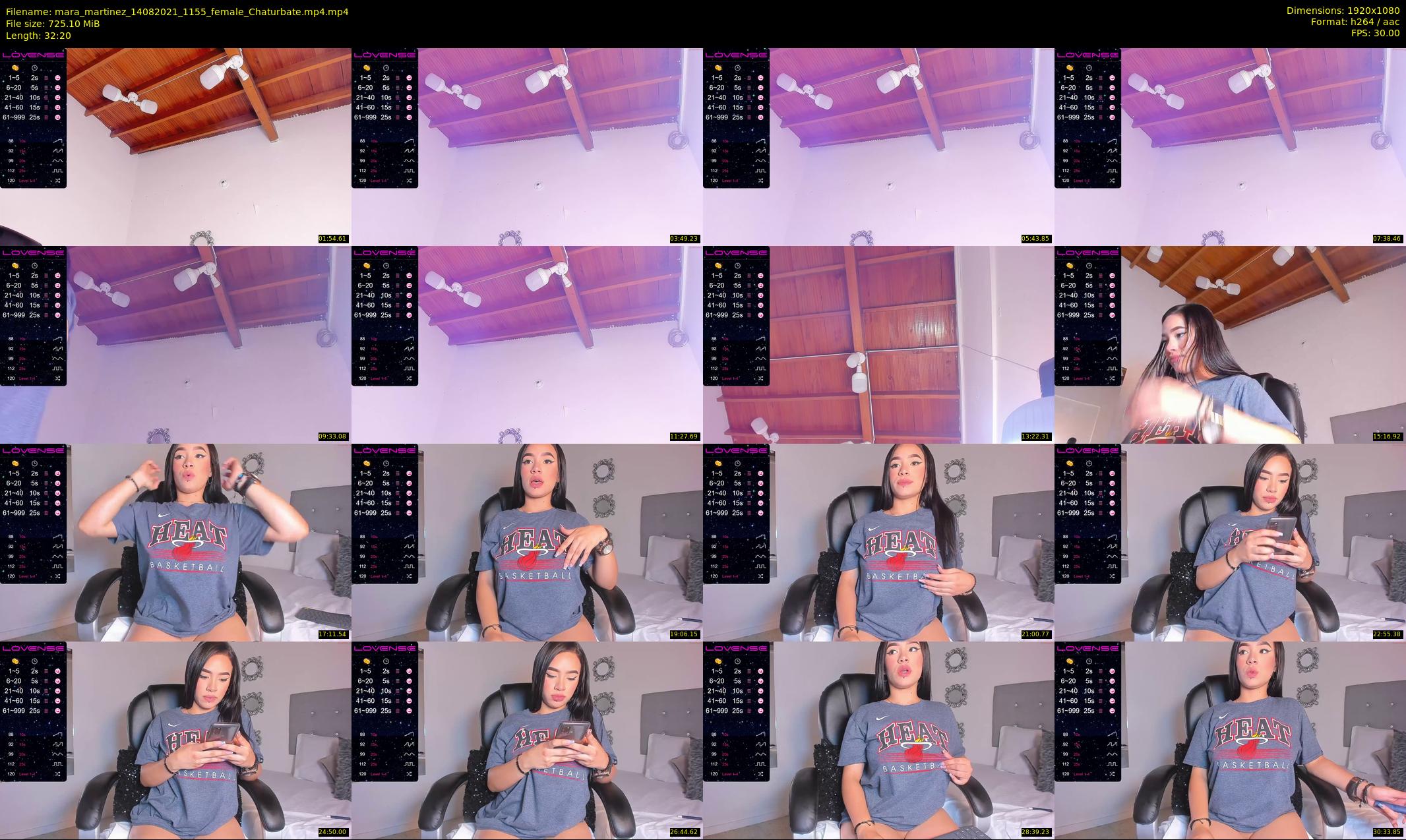 mara_martinez — 33 minute Chaturbate female cam show recording, 1080p, Aug 14, 2021