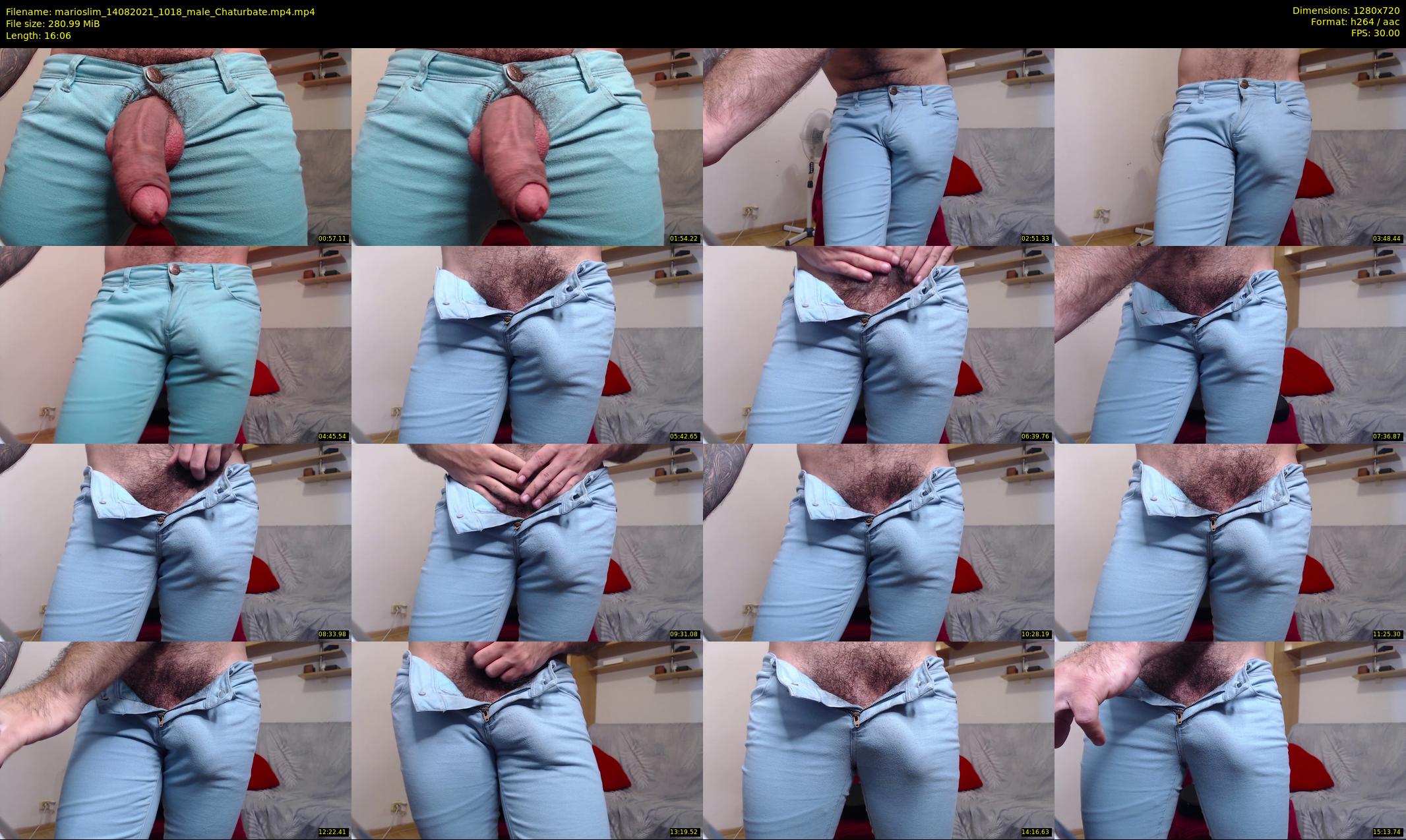 marioslim — 17 minute Chaturbate male cam show recording, 720p, Aug 14, 2021