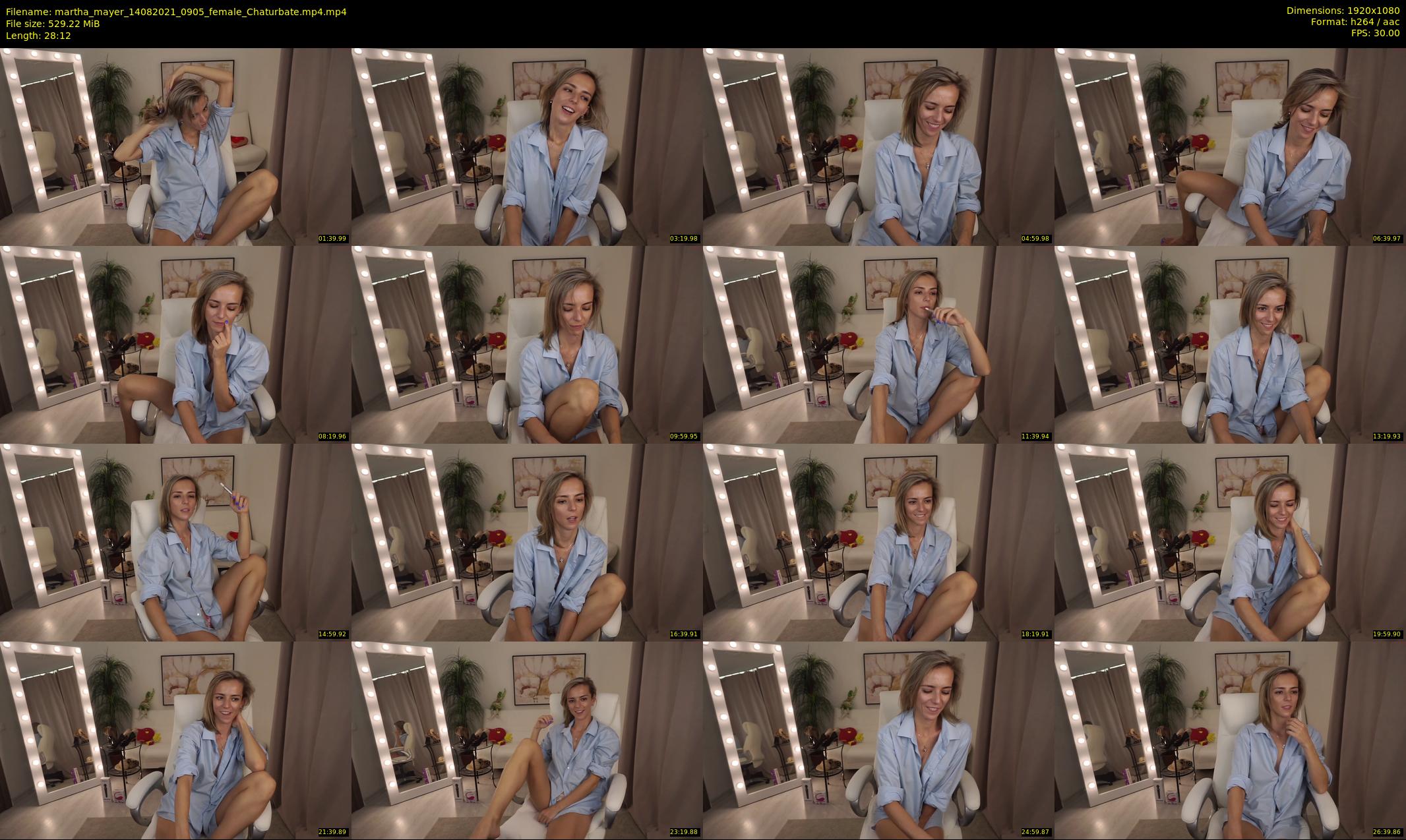 martha_mayer — 29 minute Chaturbate female cam show recording, 1080p, Aug 14, 2021