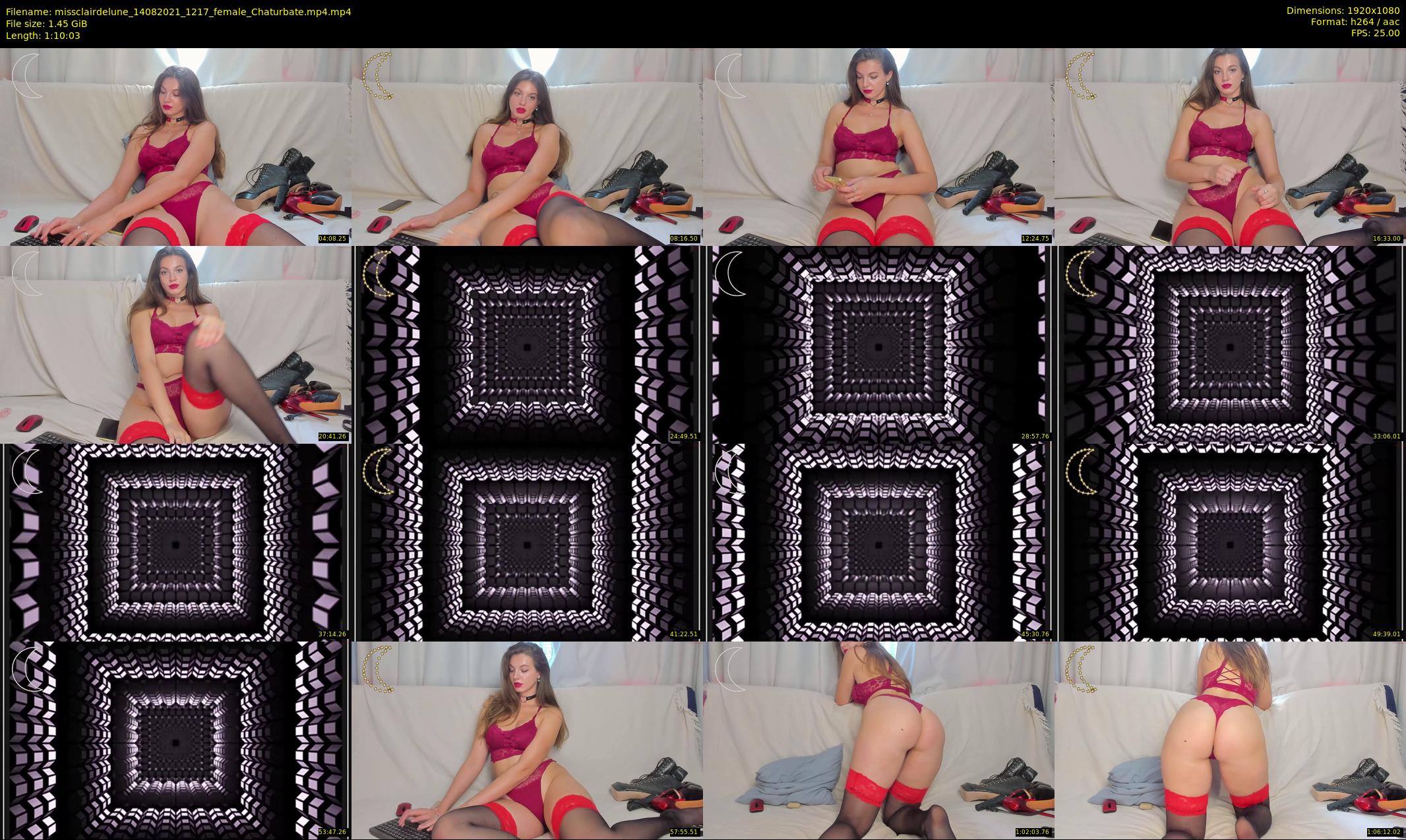 missclairdelune — 71 minute Chaturbate female cam show recording, 1080p, Aug 14, 2021