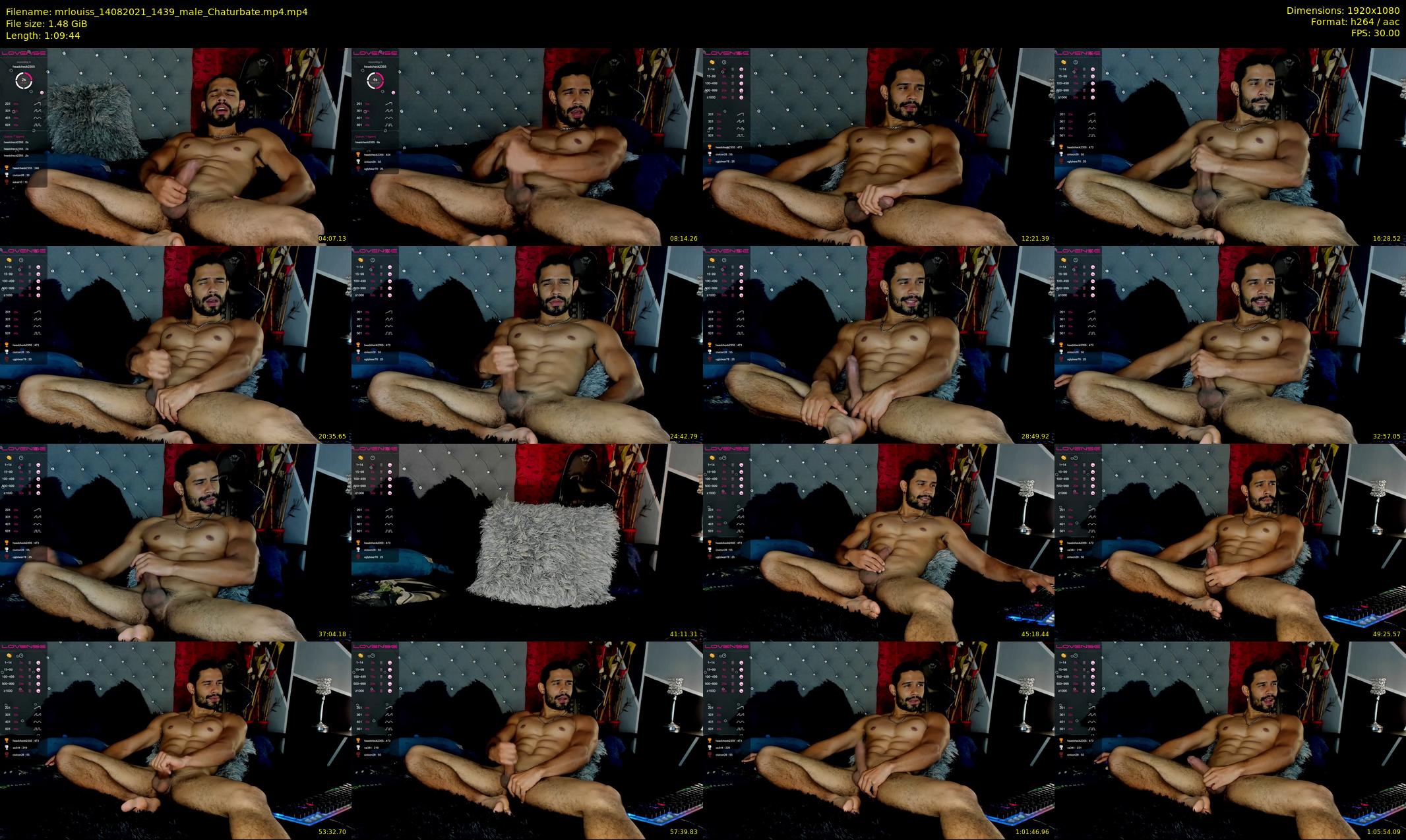 mrlouiss — 70 minute Chaturbate male cam show recording, 1080p, Aug 14, 2021