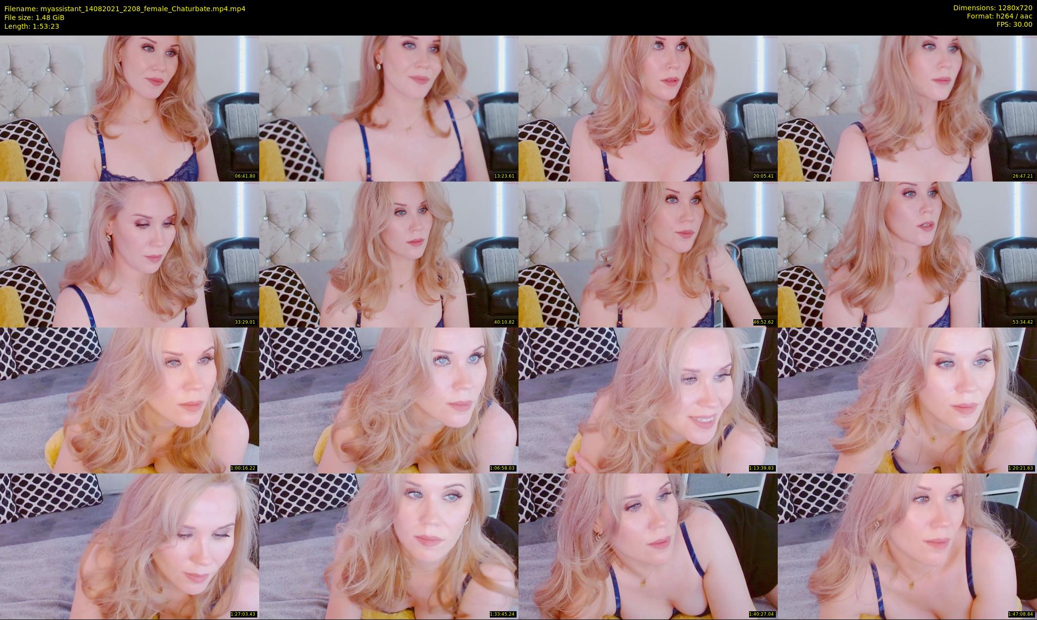 myassistant — 114 minute Chaturbate female cam show recording, 720p, Aug 14, 2021