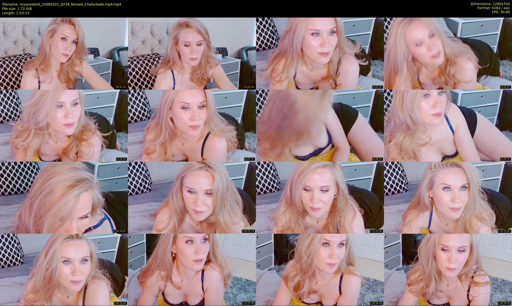 myassistant — 114 minute Chaturbate female cam show recording, 720p, Aug 15, 2021