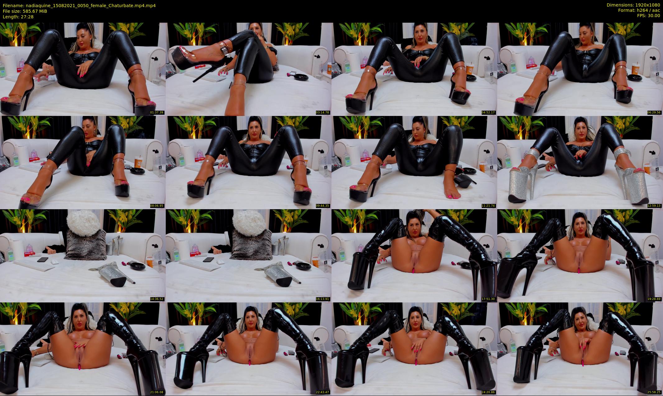 nadiaquine — 28 minute Chaturbate female cam show recording, 1080p, Aug 15, 2021
