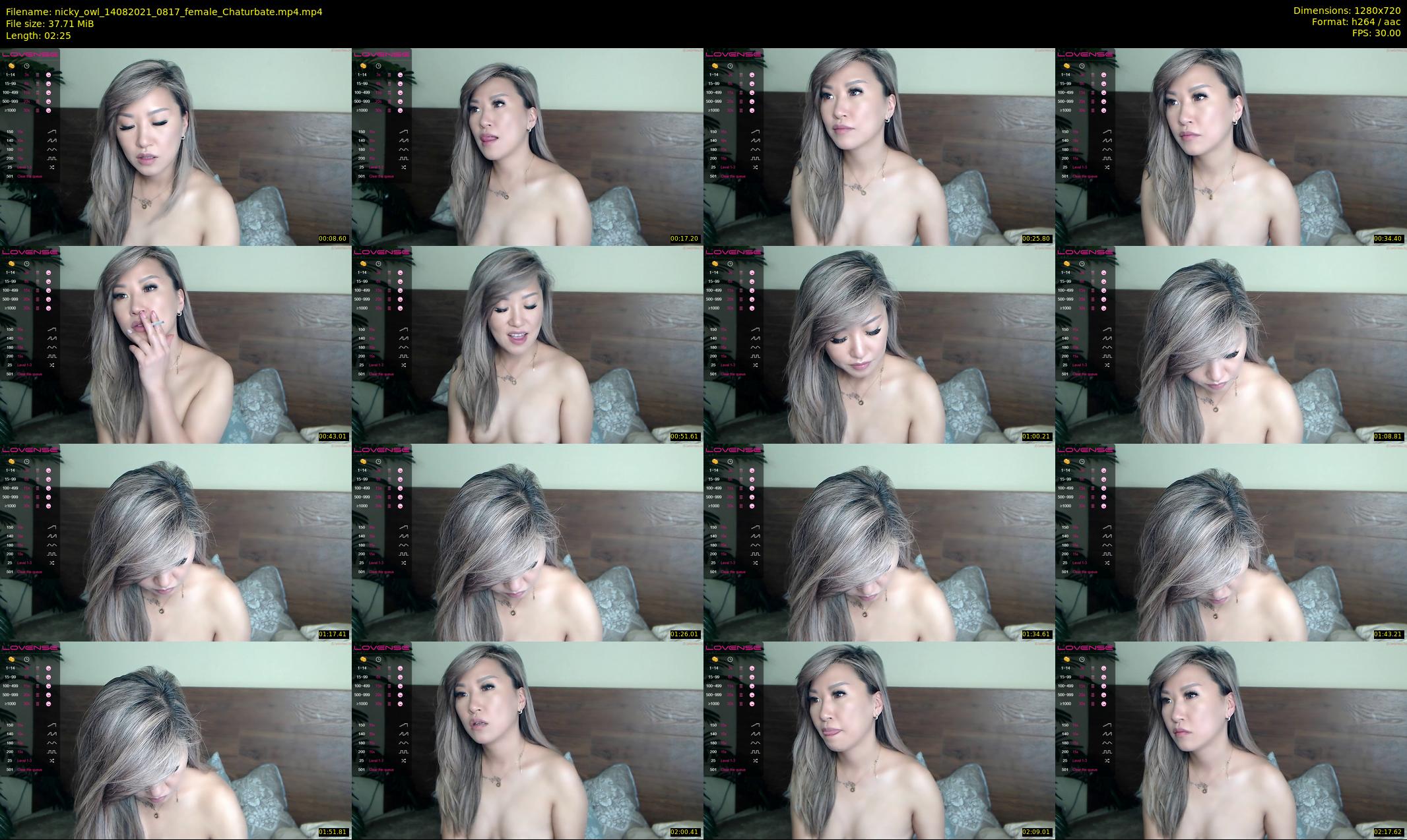 nicky_owl — 3 minute Chaturbate female cam show recording, 720p, Aug 14, 2021
