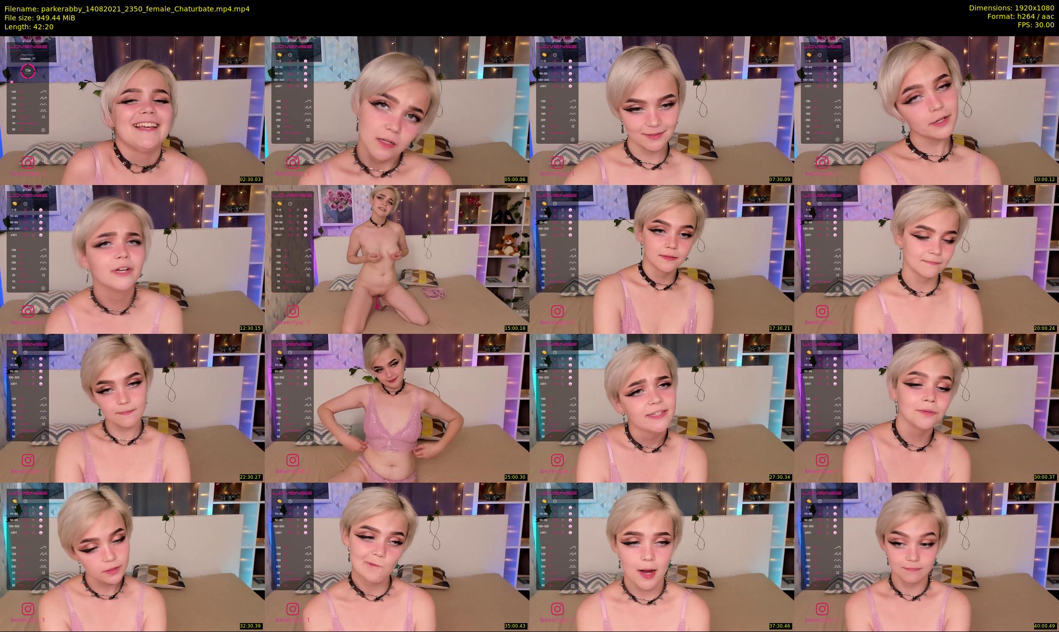parkerabby — 43 minute Chaturbate couple cam show recording, 1080p, Aug 14, 2021