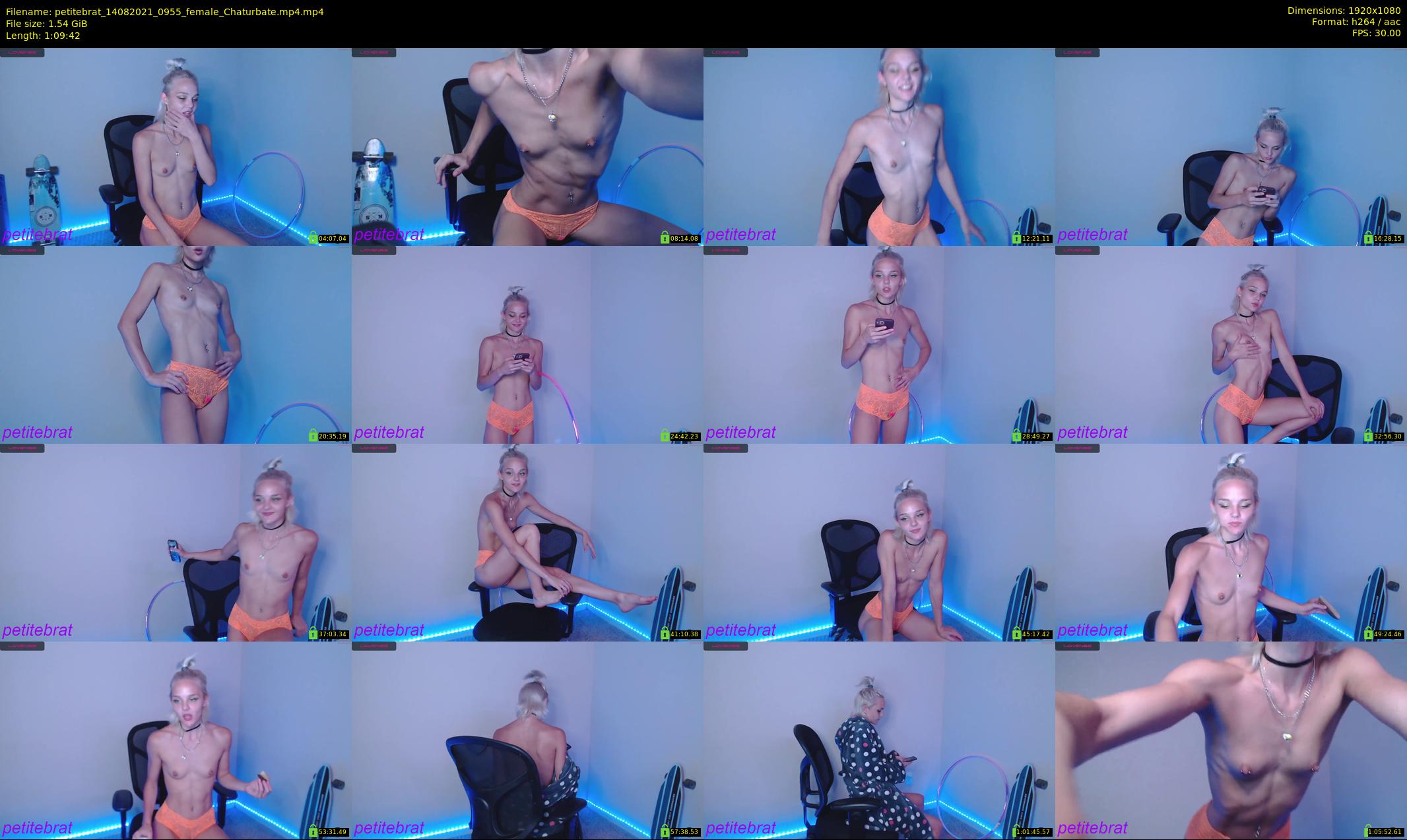 petitebrat — 70 minute Chaturbate female cam show recording, 1080p, Aug 14, 2021