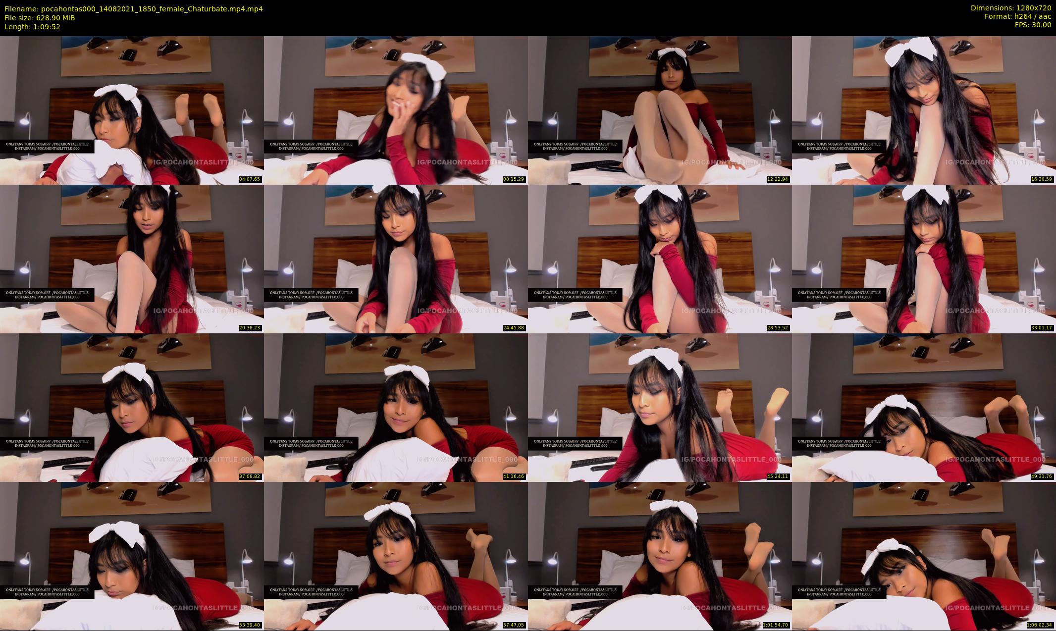 pocahontas000 — 70 minute Chaturbate female cam show recording, 720p, Aug 14, 2021