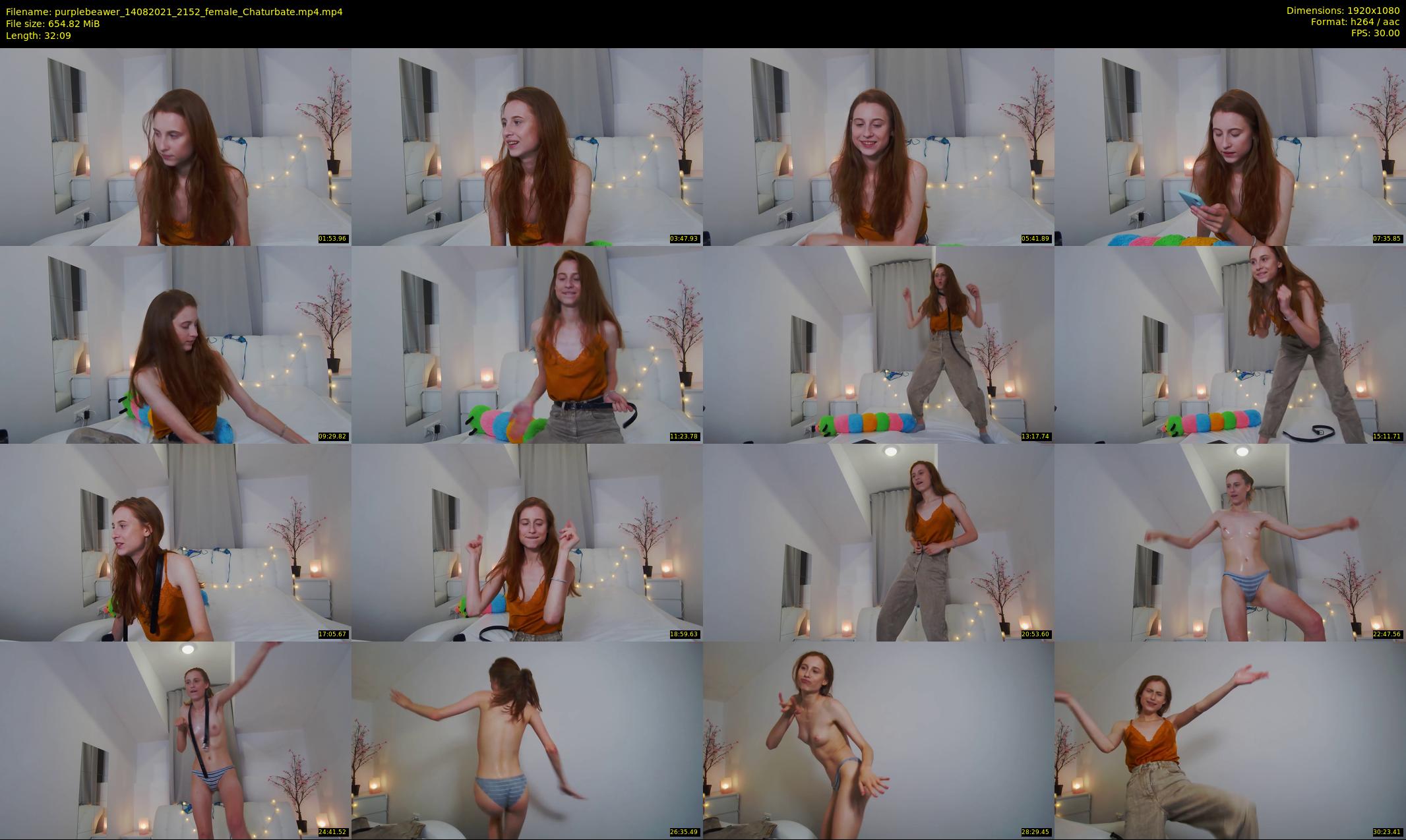 purplebeawer — 33 minute Chaturbate female cam show recording, 1080p, Aug 14, 2021