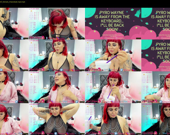 pyrowayne — 63 minute Chaturbate female cam show recording, 1080p, Aug 15, 2021