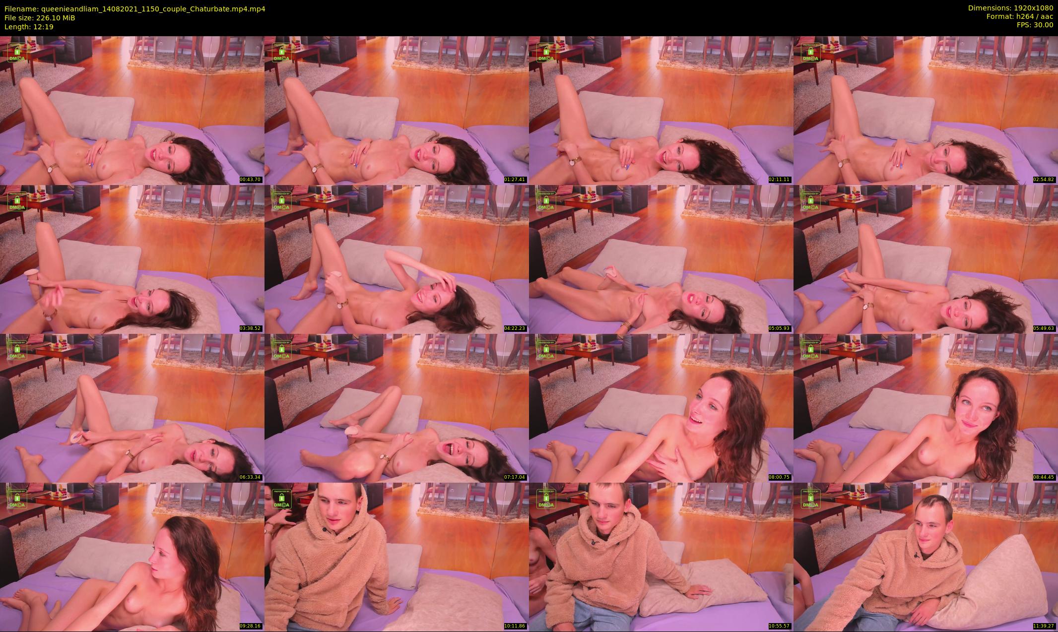 queenieandliam — 13 minute Chaturbate couple cam show recording, 1080p, Aug 14, 2021
