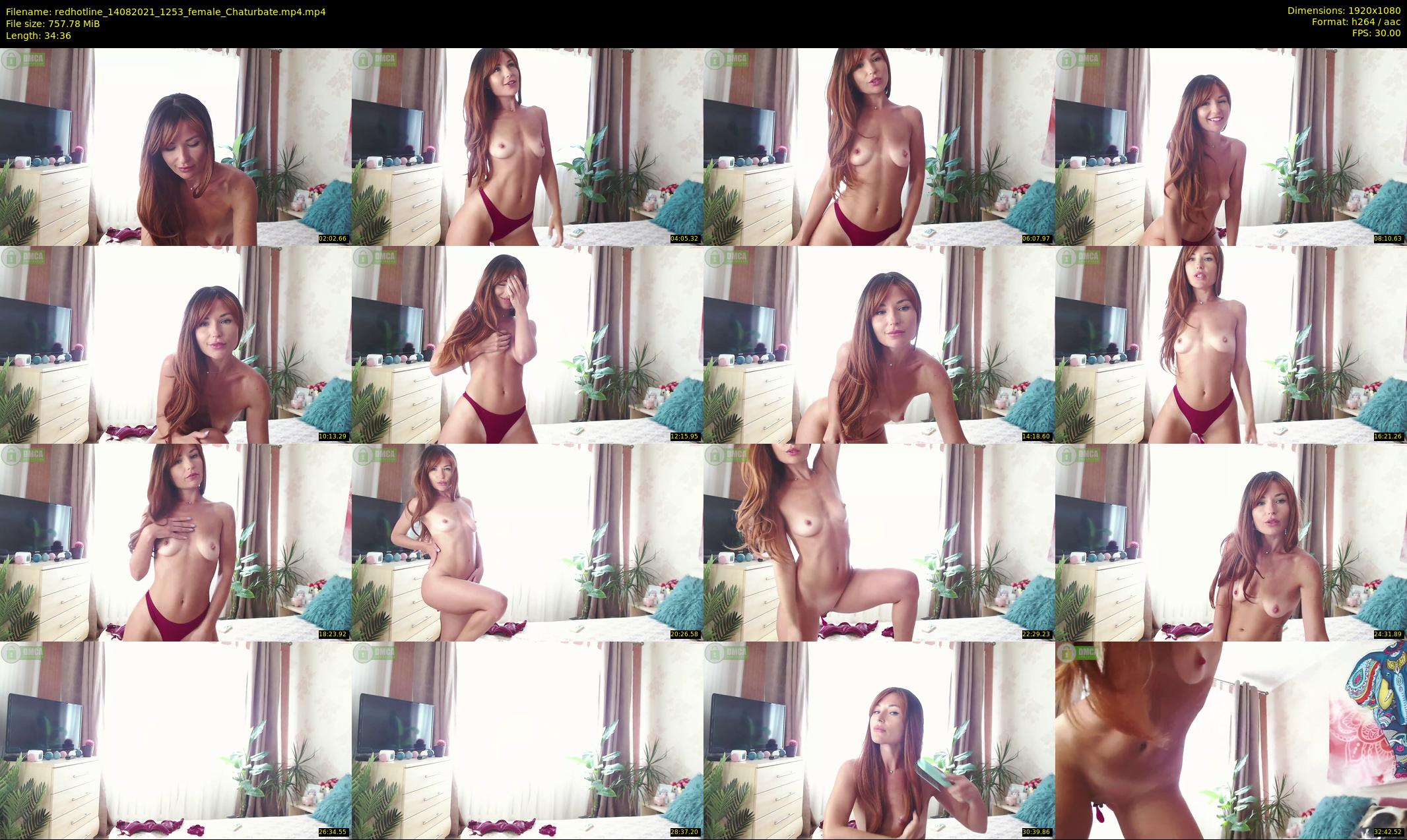 redhotline — 35 minute Chaturbate female cam show recording, 1080p, Aug 14, 2021