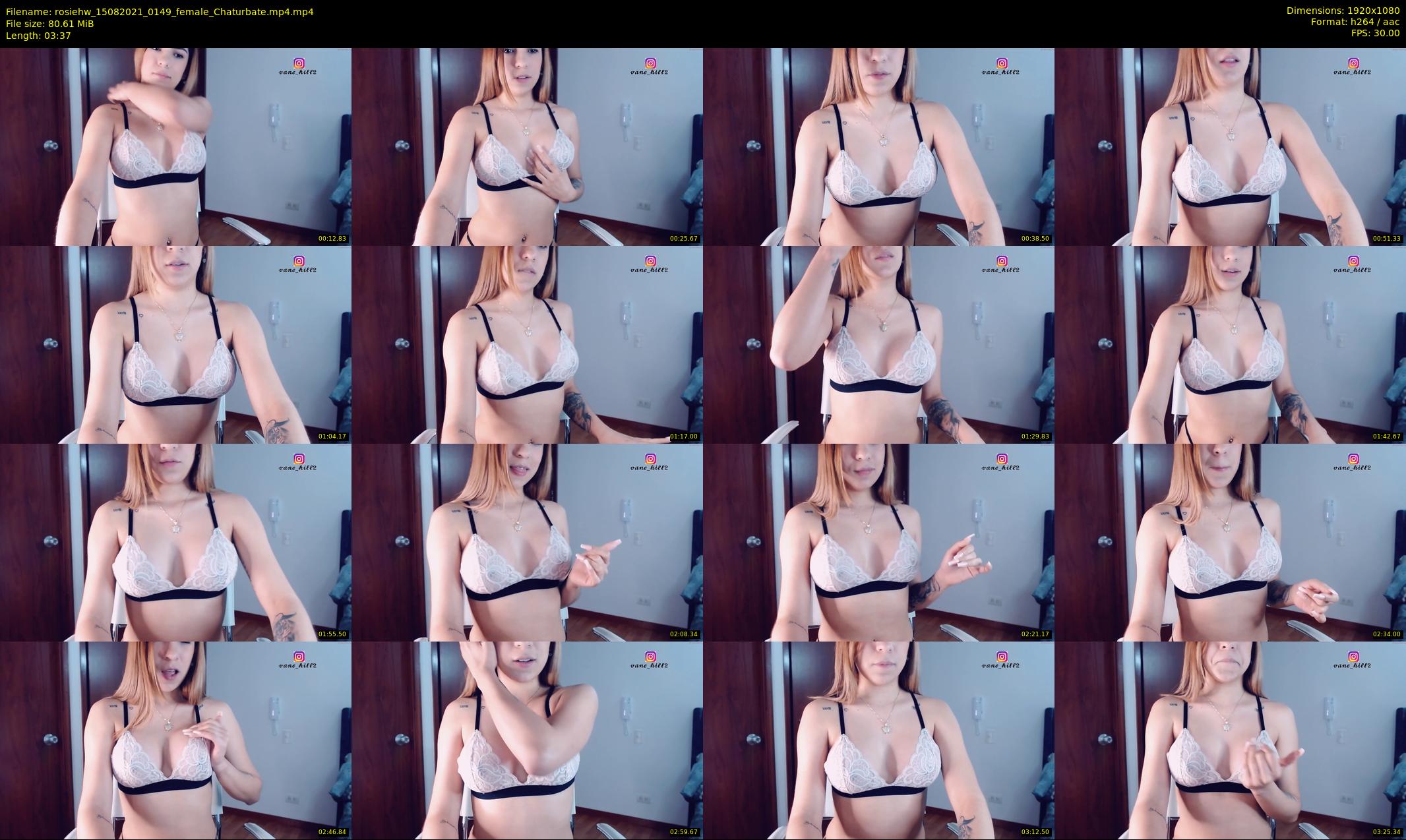 rosiehw — 4 minute Chaturbate couple cam show recording, 1080p, Aug 15, 2021