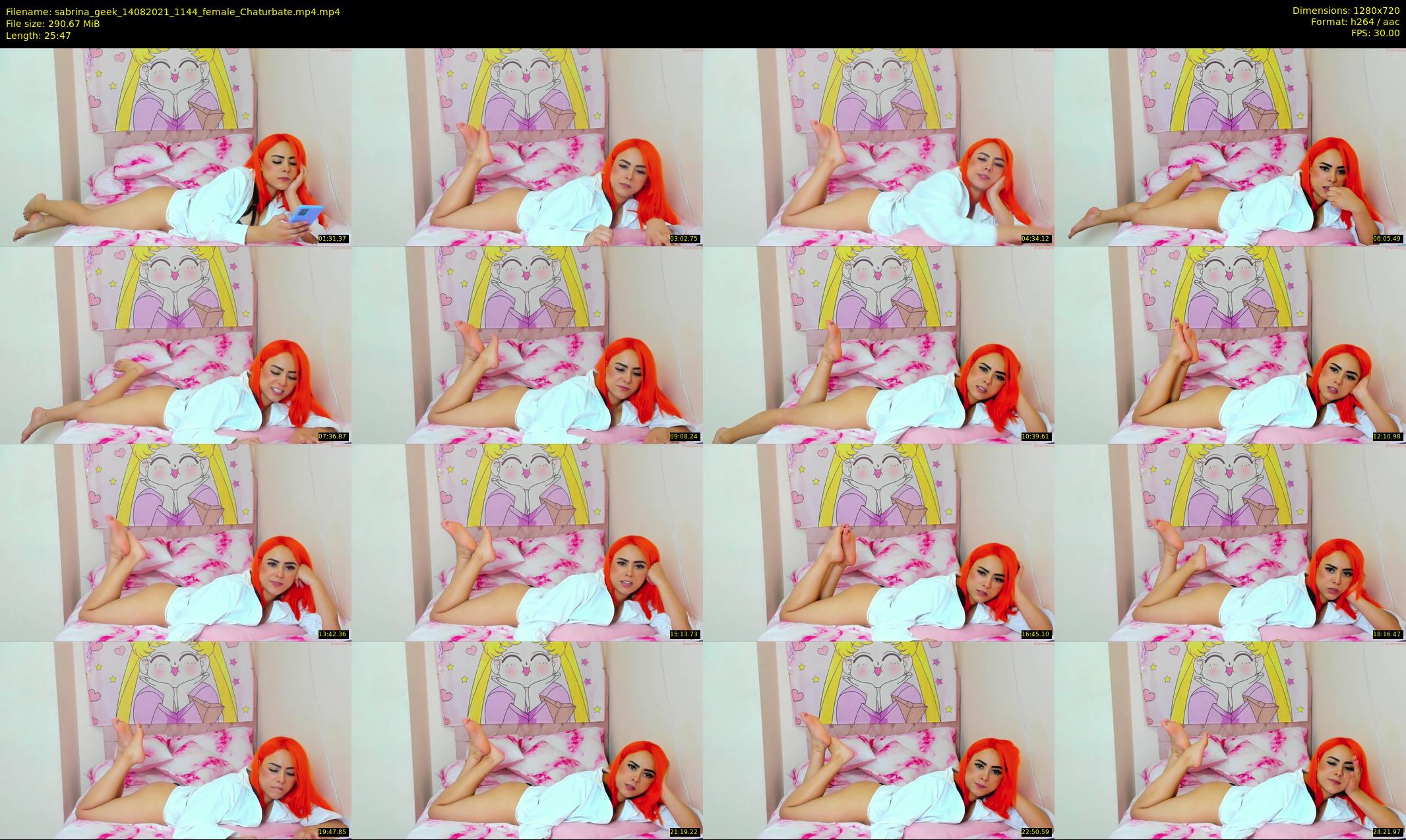 sabrina_geek — 26 minute Chaturbate female cam show recording, 720p, Aug 14, 2021