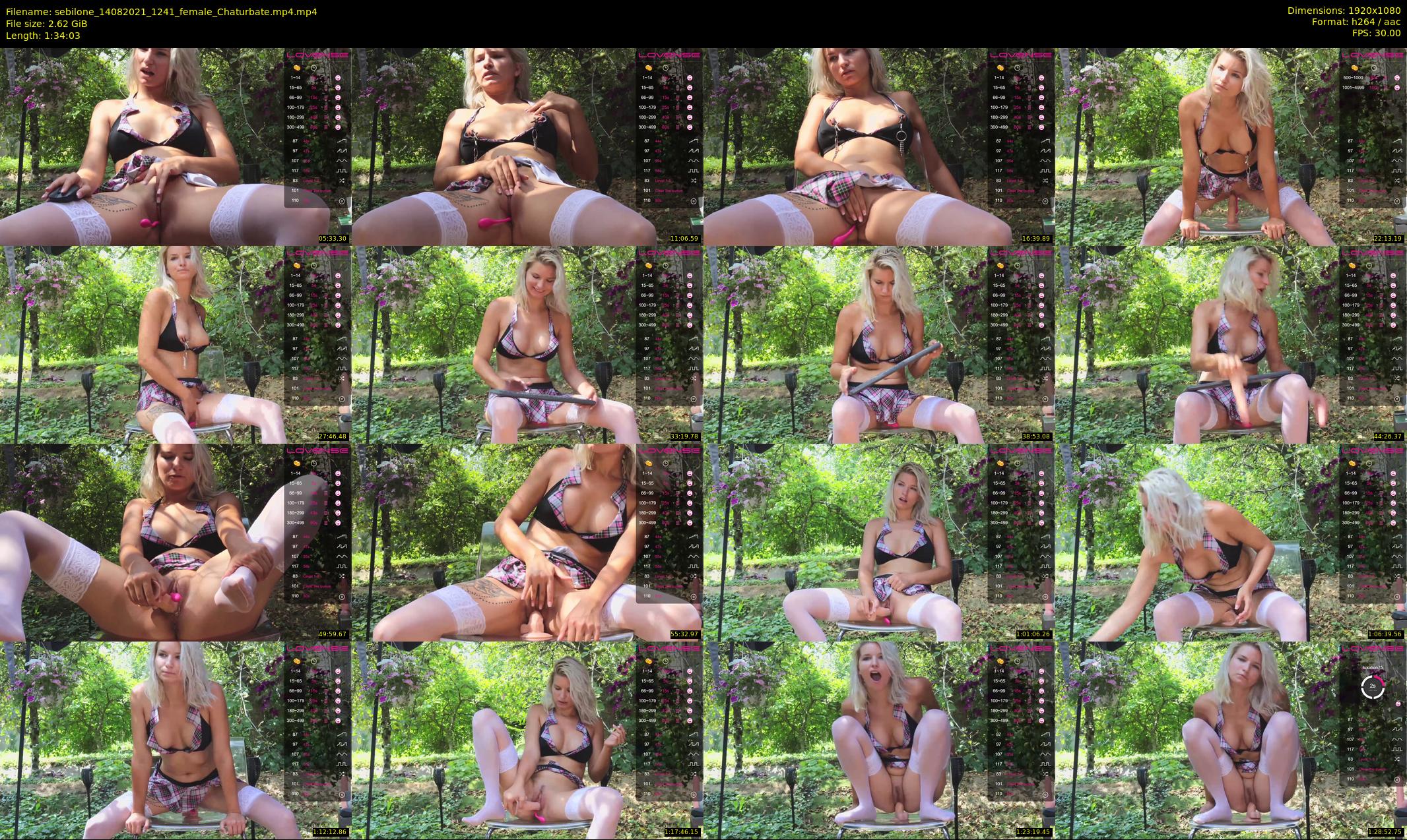 sebilone — 95 minute Chaturbate couple cam show recording, 1080p, Aug 14, 2021
