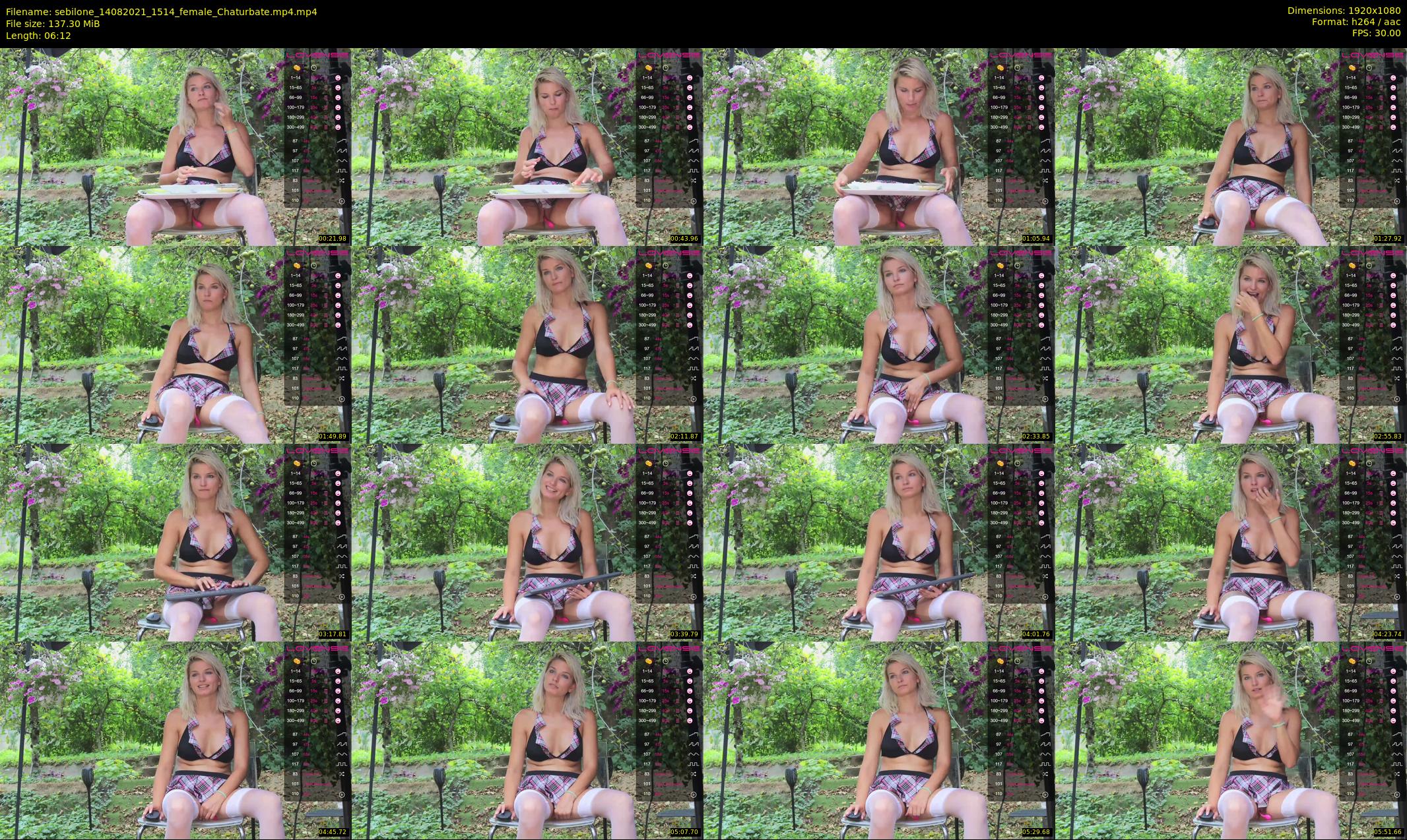sebilone — 7 minute Chaturbate couple cam show recording, 1080p, Aug 14, 2021