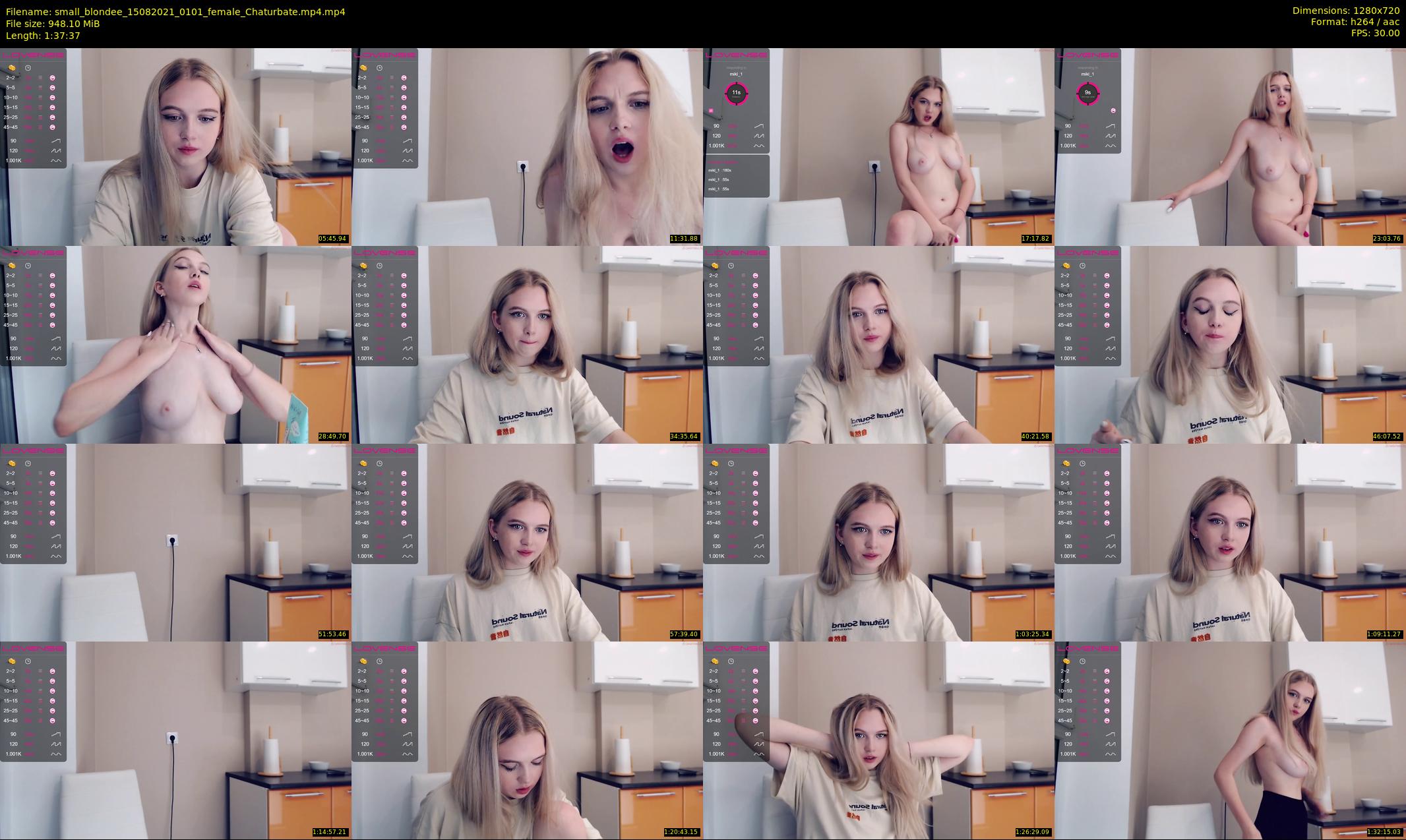 small_blondee — 98 minute Chaturbate female cam show recording, 720p, Aug 15, 2021
