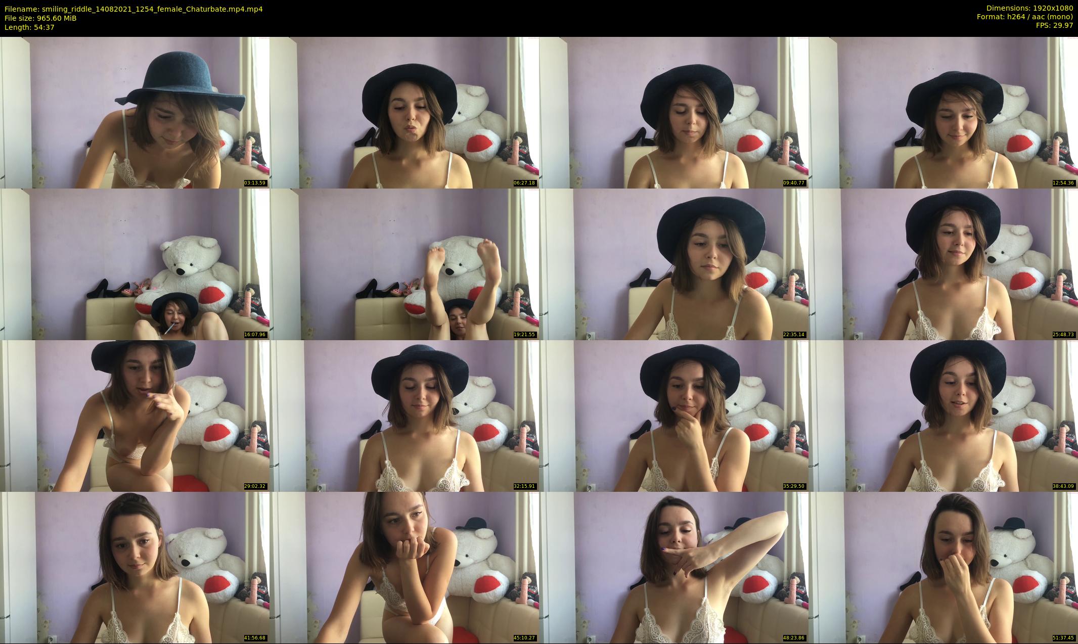 smiling_riddle — 55 minute Chaturbate female cam show recording, 1080p, Aug 14, 2021