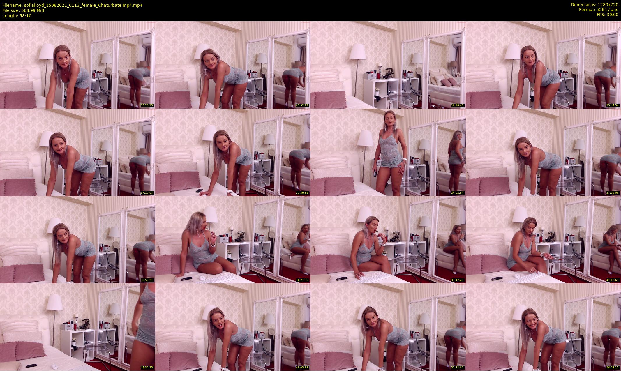 sofialloyd — 59 minute Chaturbate female cam show recording, 720p, Aug 15, 2021
