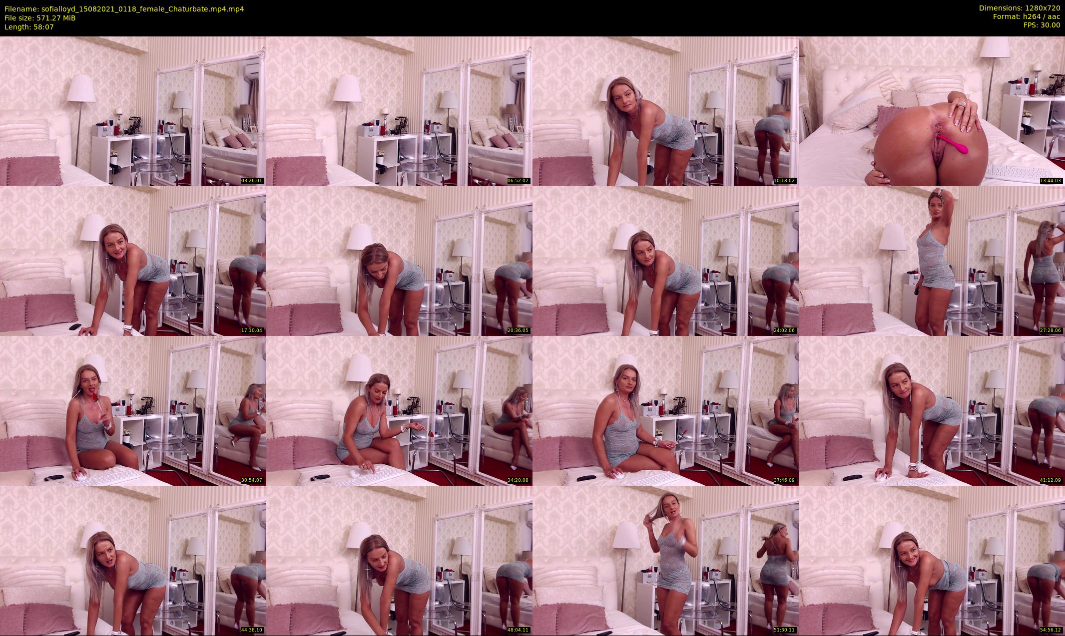 sofialloyd — 59 minute Chaturbate female cam show recording, 720p, Aug 15, 2021