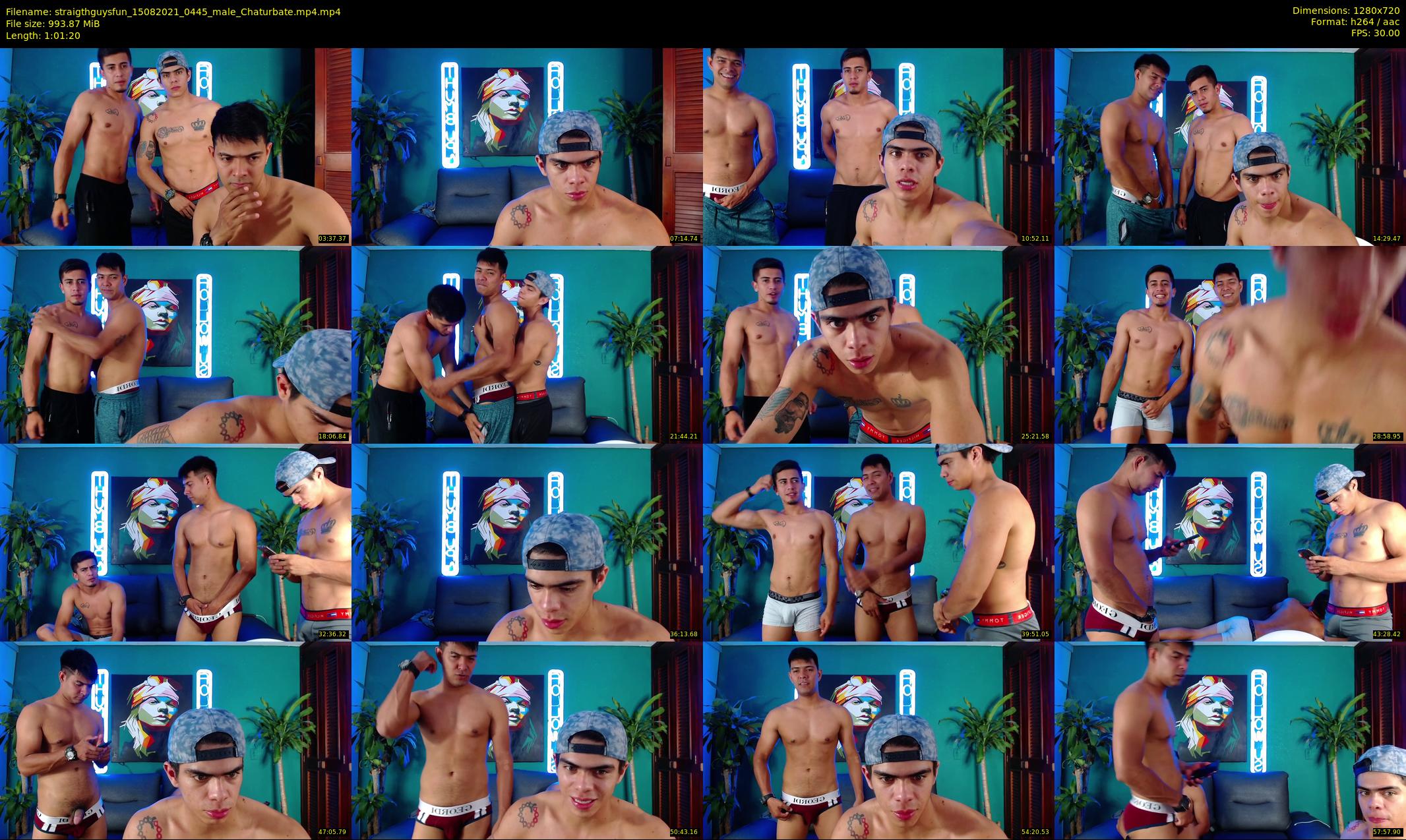 straigthguysfun — 62 minute Chaturbate male cam show recording, 720p, Aug 15, 2021