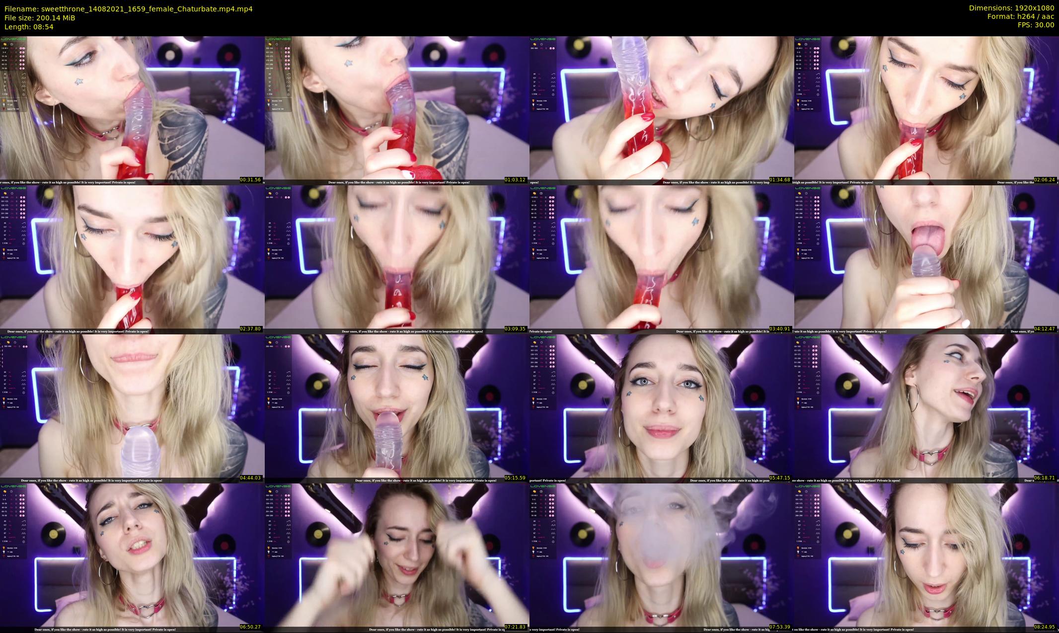 sweetthrone — 9 minute Chaturbate couple cam show recording, 1080p, Aug 14, 2021