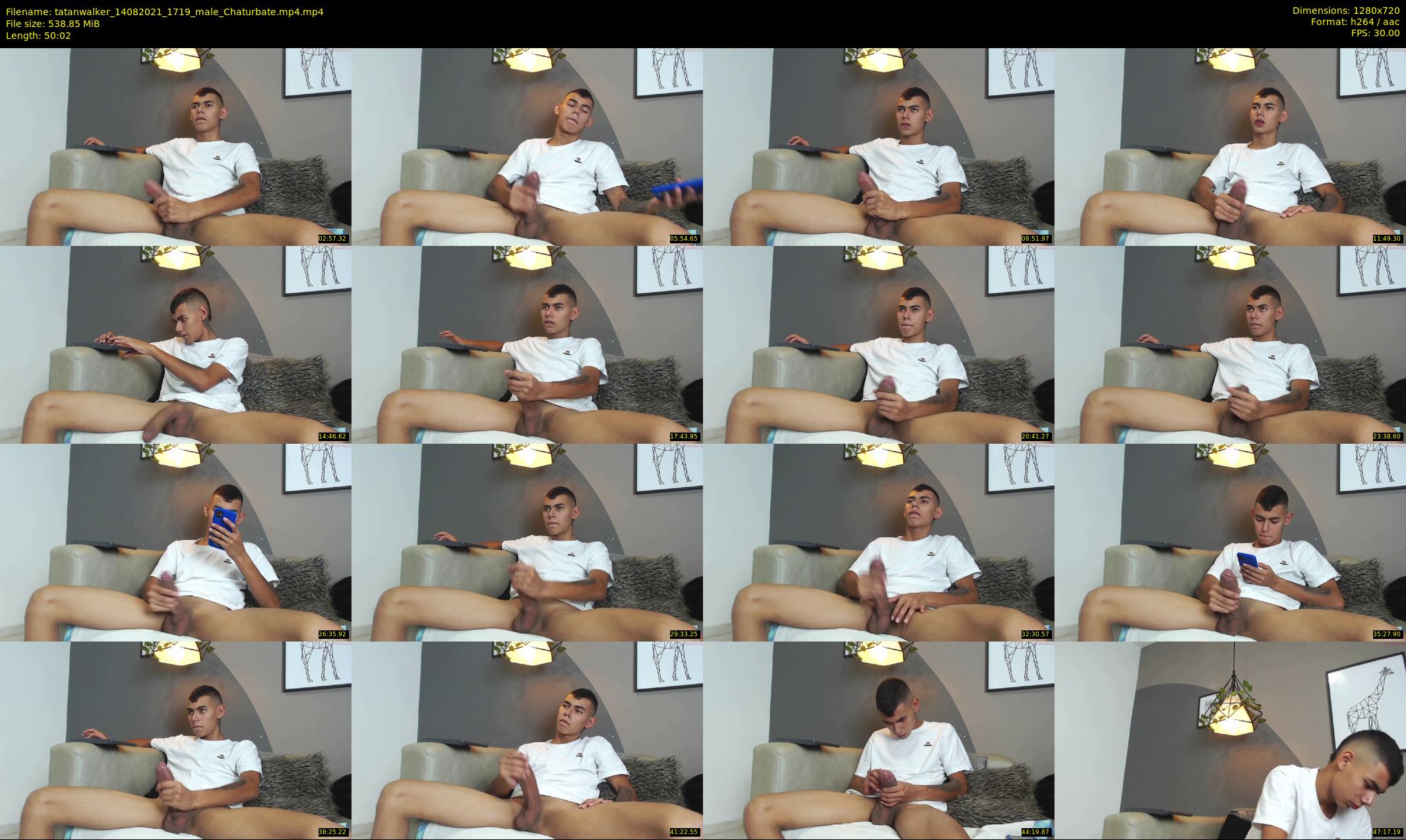 tatanwalker — 51 minute Chaturbate male cam show recording, 720p, Aug 14, 2021