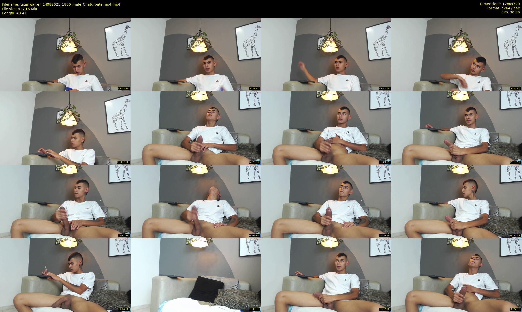 tatanwalker — 41 minute Chaturbate male cam show recording, 720p, Aug 14, 2021
