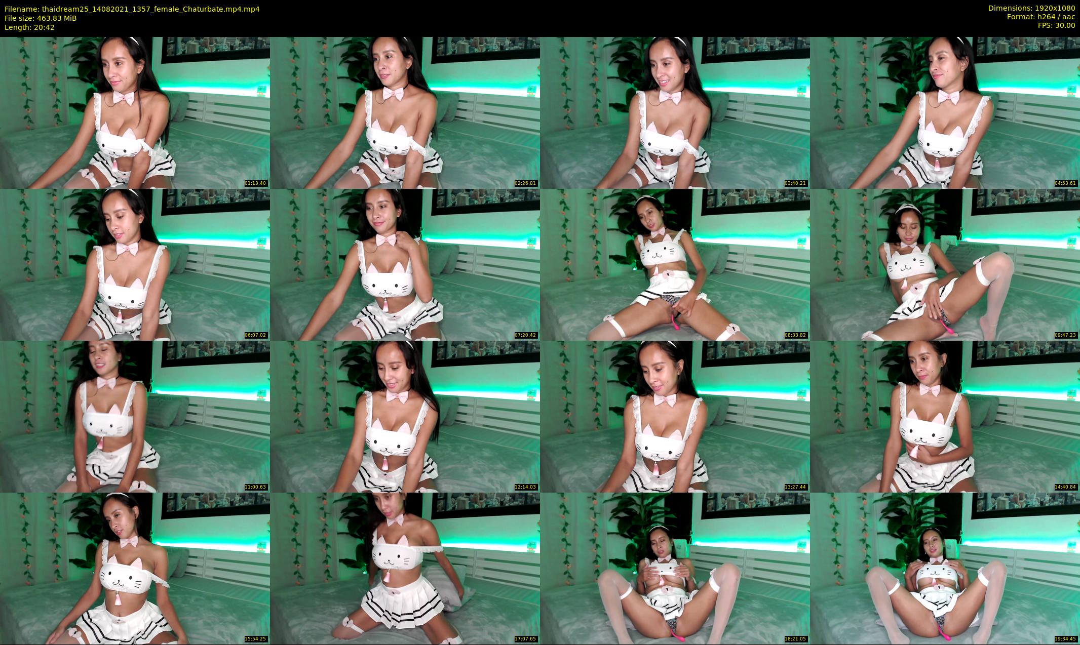 thaidream25 — 21 minute Chaturbate female cam show recording, 1080p, Aug 14, 2021