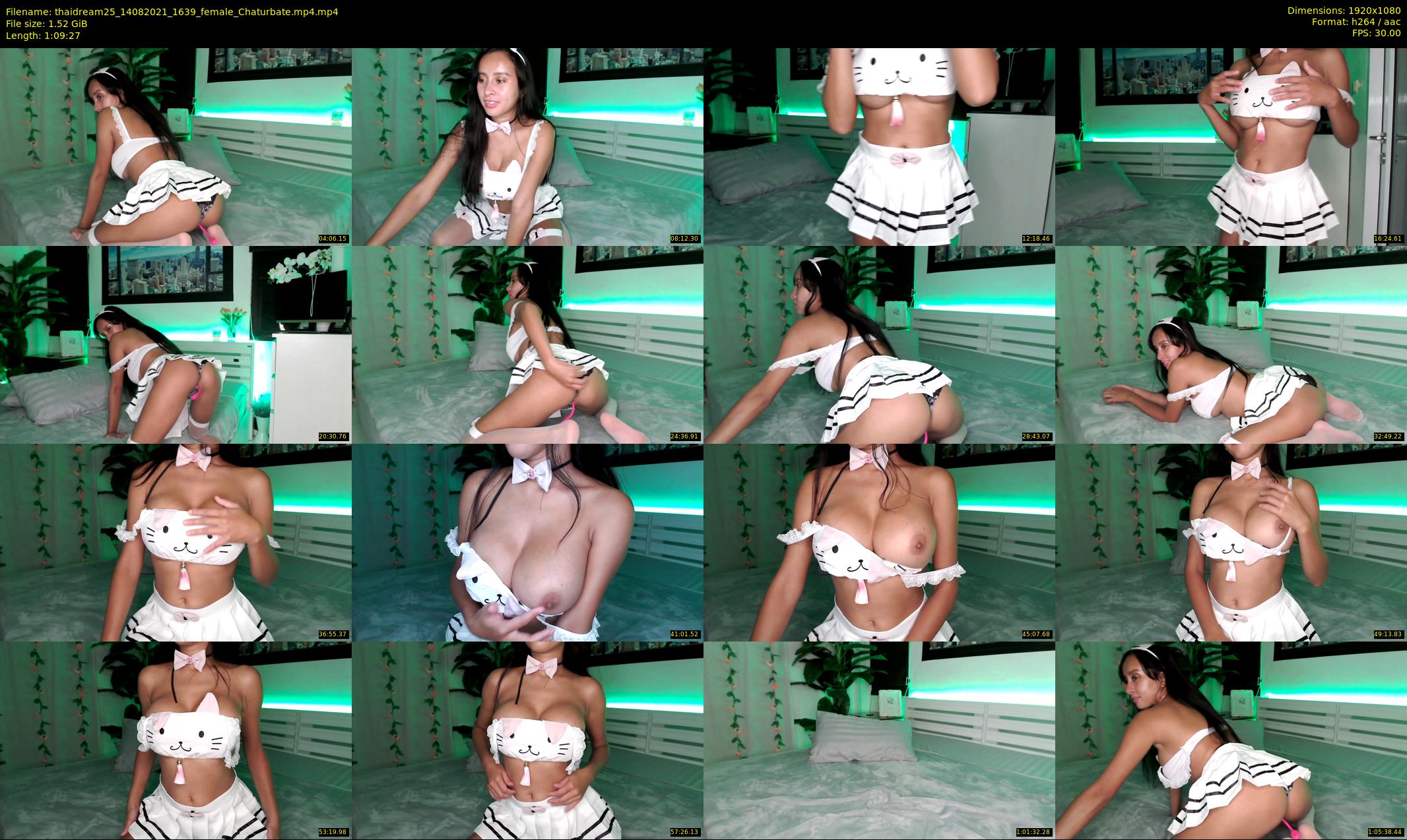 thaidream25 — 70 minute Chaturbate female cam show recording, 1080p, Aug 14, 2021
