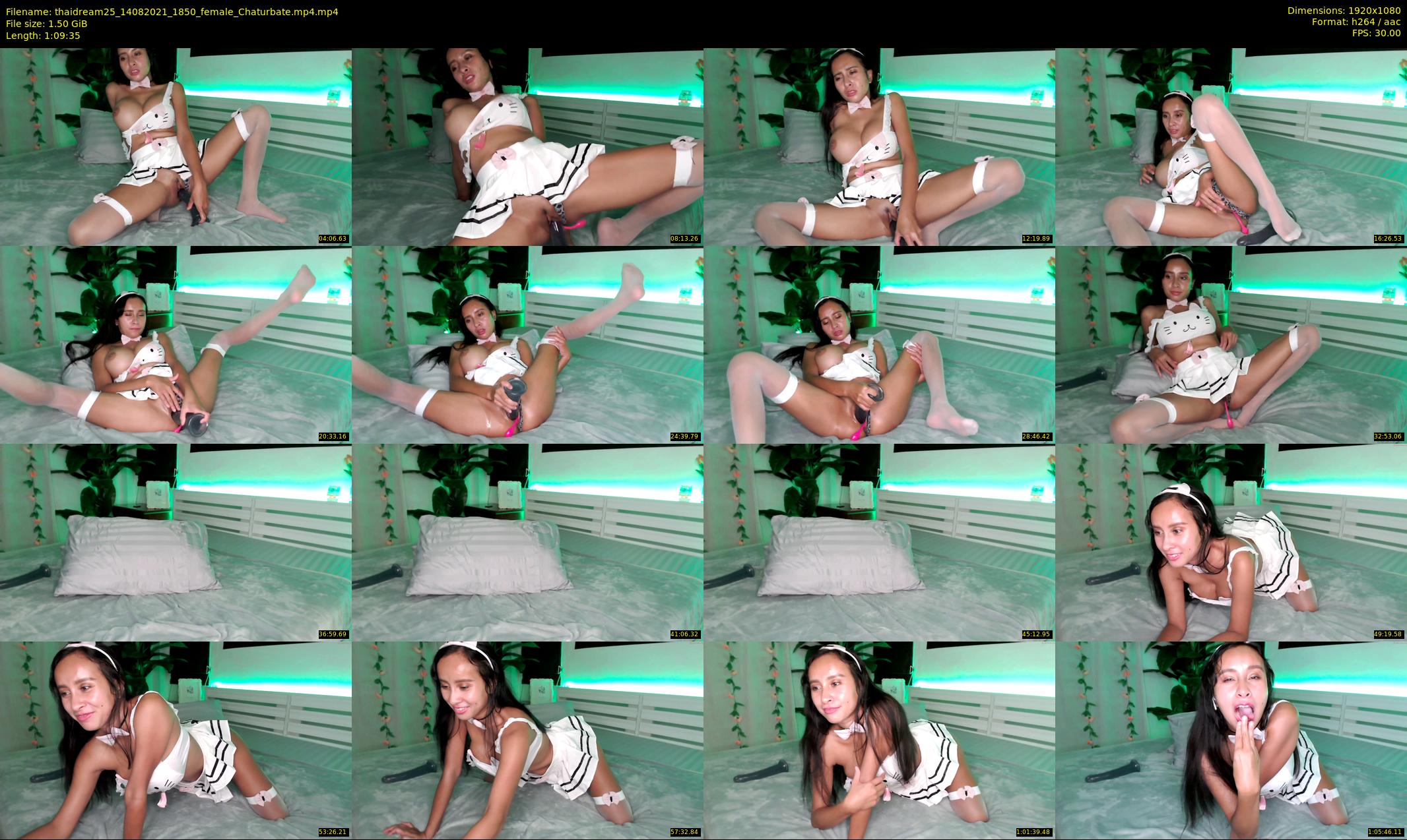 thaidream25 — 70 minute Chaturbate female cam show recording, 1080p, Aug 14, 2021