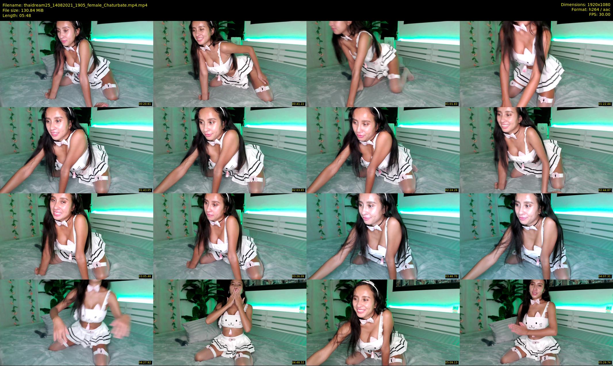 thaidream25 — 6 minute Chaturbate female cam show recording, 1080p, Aug 14, 2021