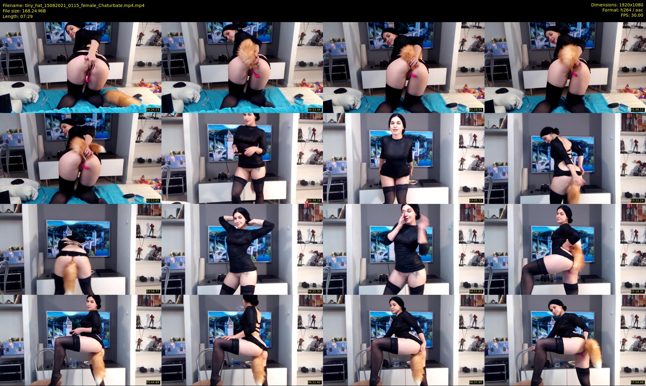 tiny_hat — 8 minute Chaturbate female cam show recording, 1080p, Aug 15, 2021