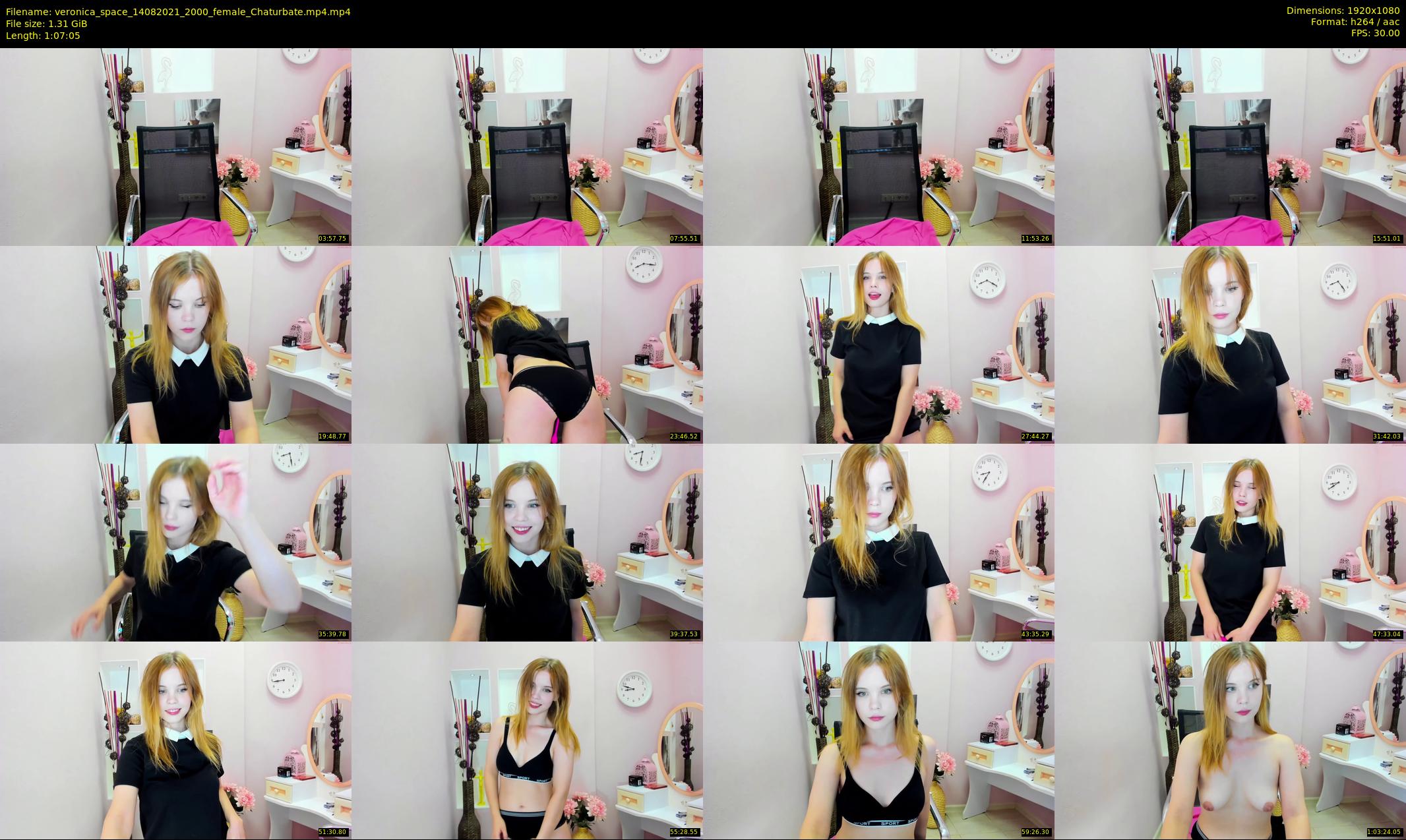 veronica_space — 68 minute Chaturbate female cam show recording, 1080p, Aug 14, 2021