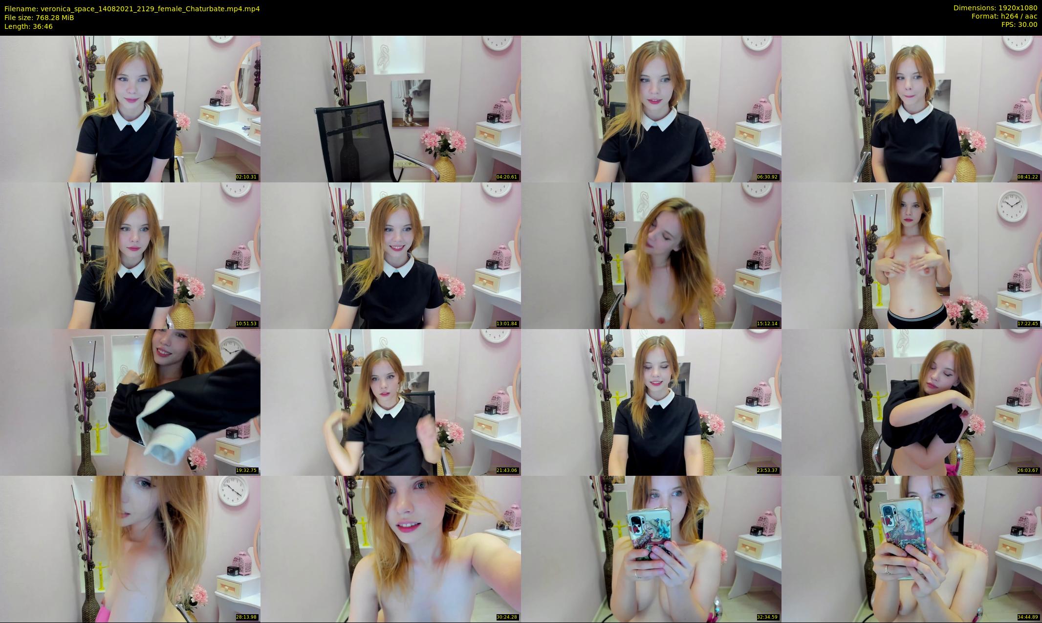 veronica_space — 37 minute Chaturbate female cam show recording, 1080p, Aug 14, 2021