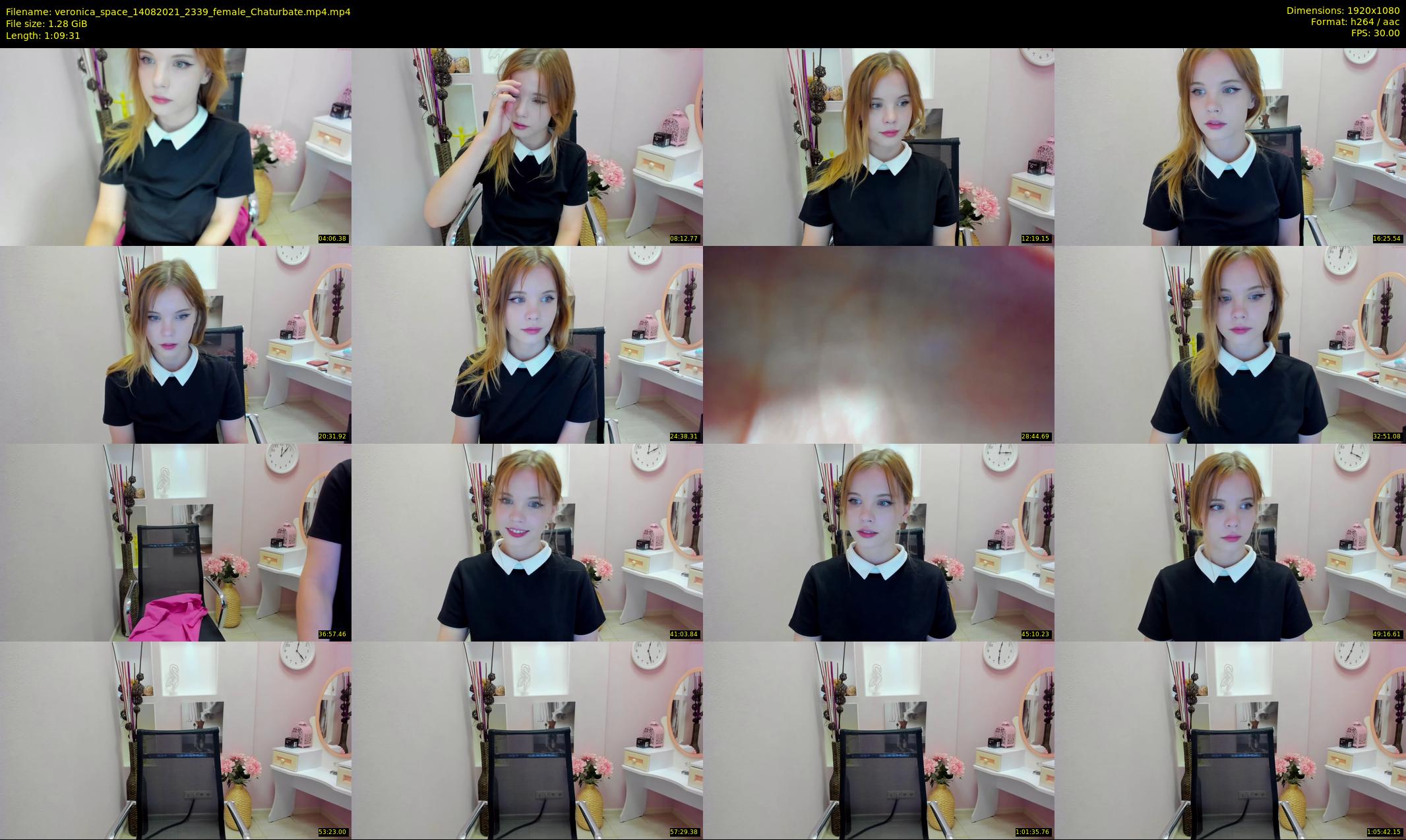 veronica_space — 70 minute Chaturbate female cam show recording, 1080p, Aug 14, 2021