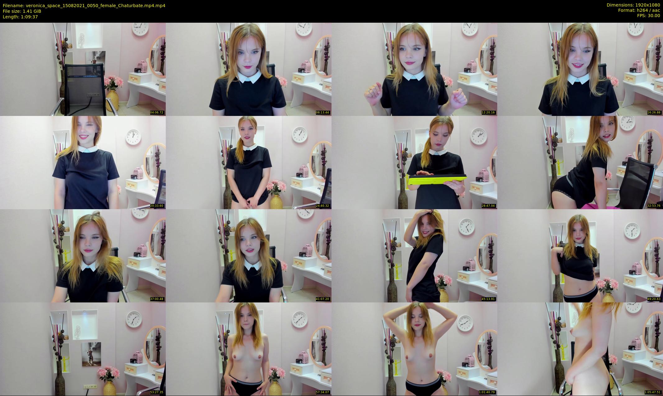 veronica_space — 70 minute Chaturbate female cam show recording, 1080p, Aug 15, 2021
