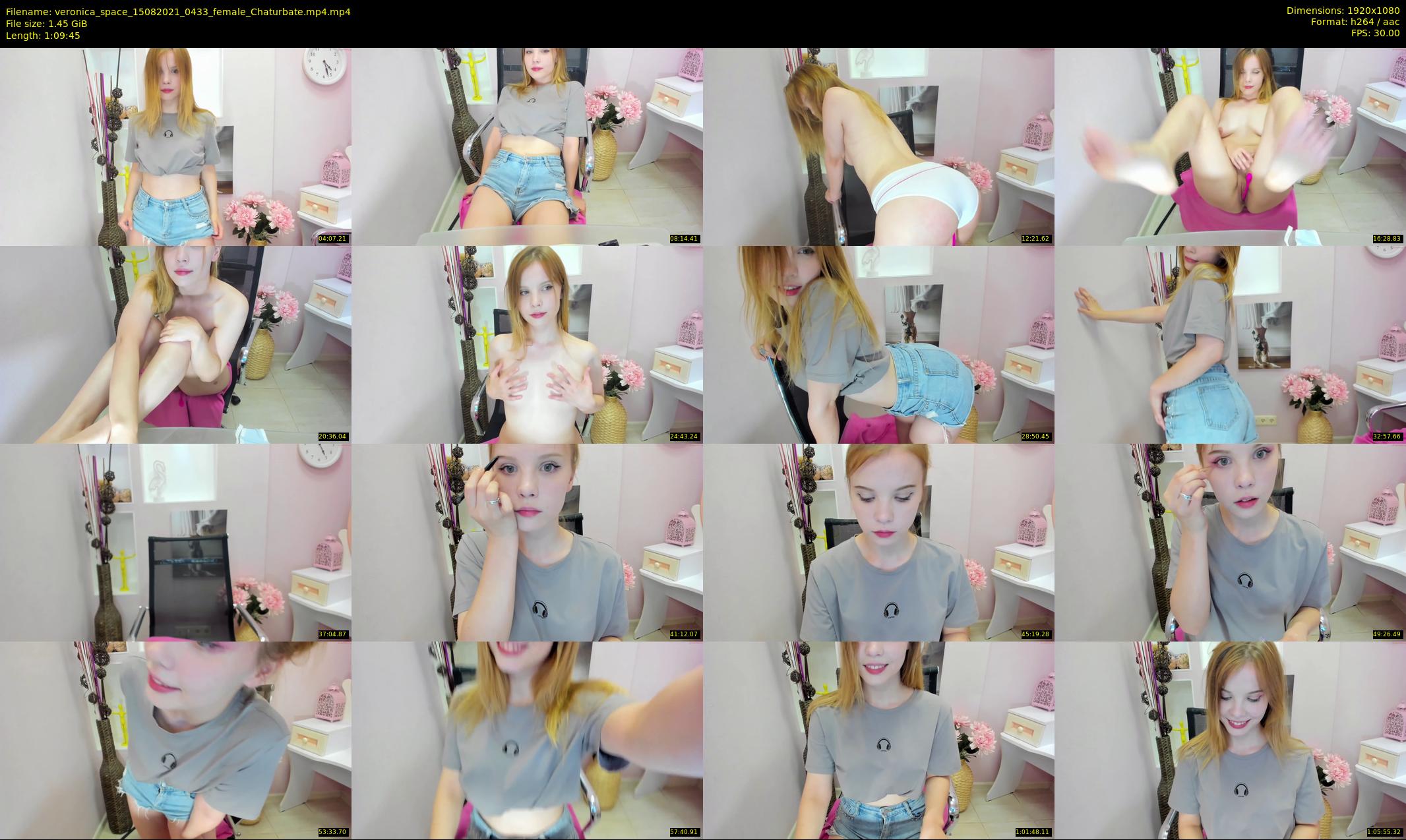 veronica_space — 70 minute Chaturbate female cam show recording, 1080p, Aug 15, 2021