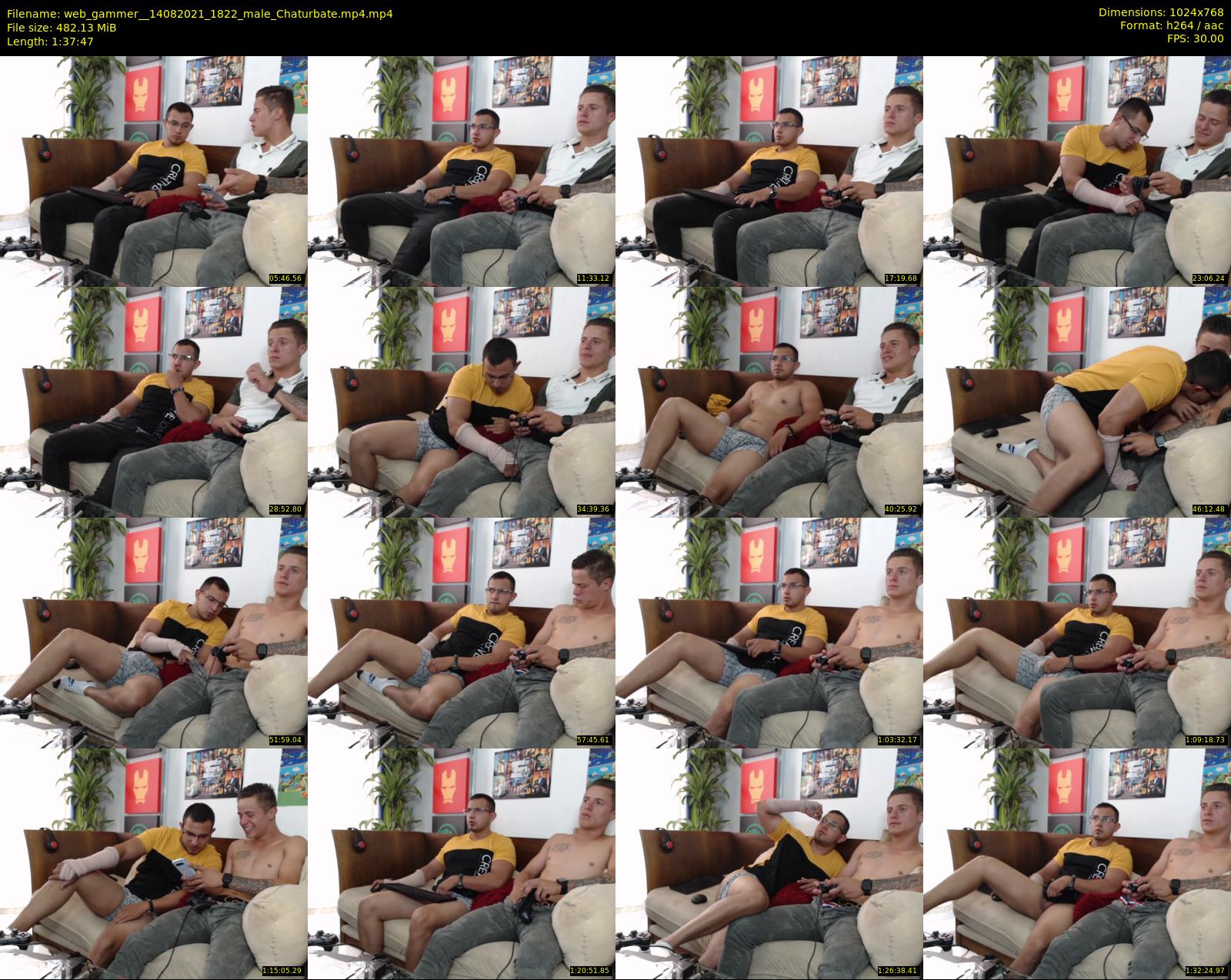 web_gammer_ — 98 minute Chaturbate male cam show recording, 720p, Aug 14, 2021