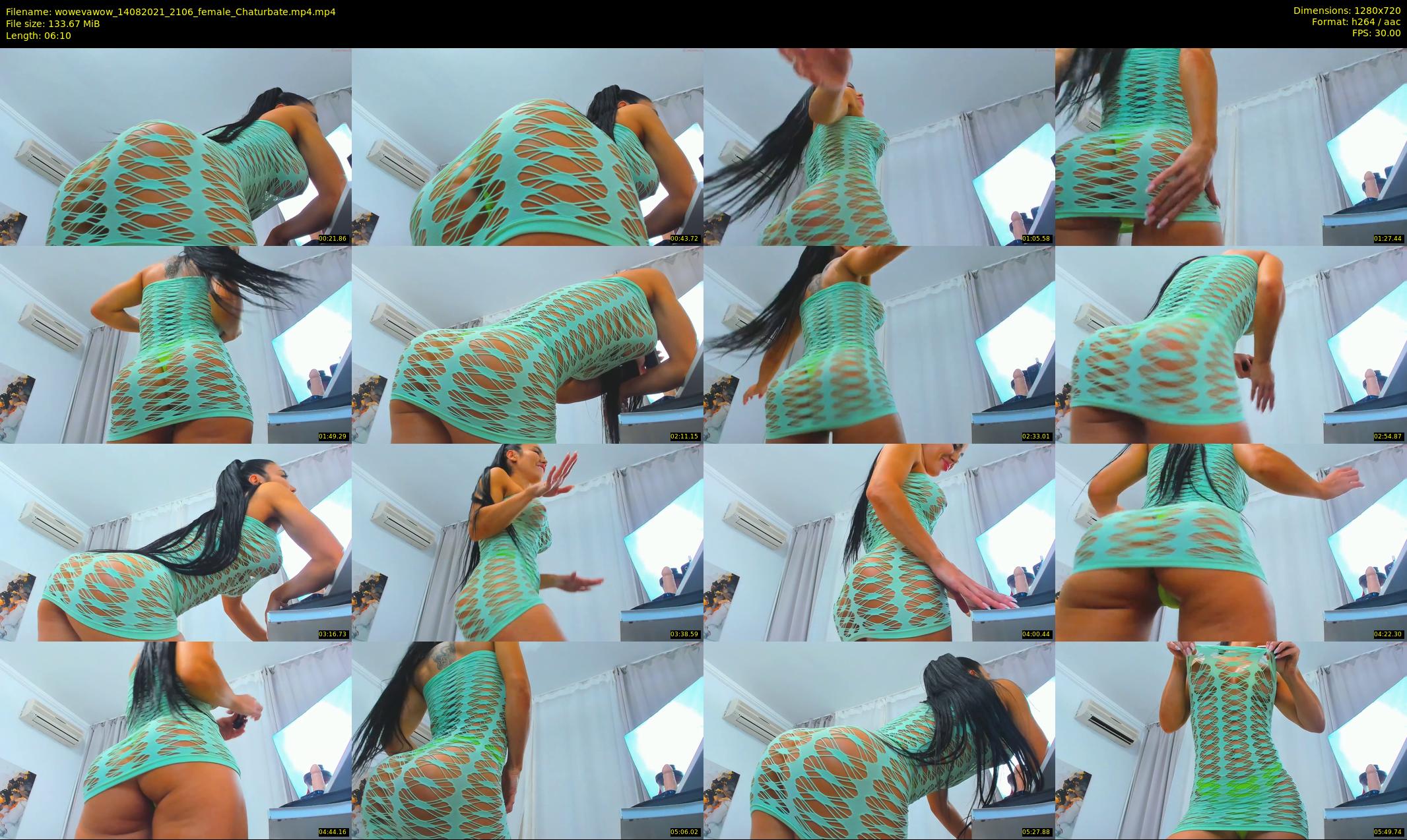 wowevawow — 7 minute Chaturbate female cam show recording, 720p, Aug 14, 2021